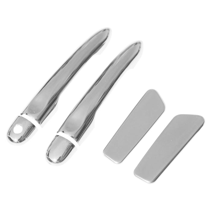 Car Door Handle Cover Protector for Renault Clio 2012-2018 Steel Chrome 6 Pcs