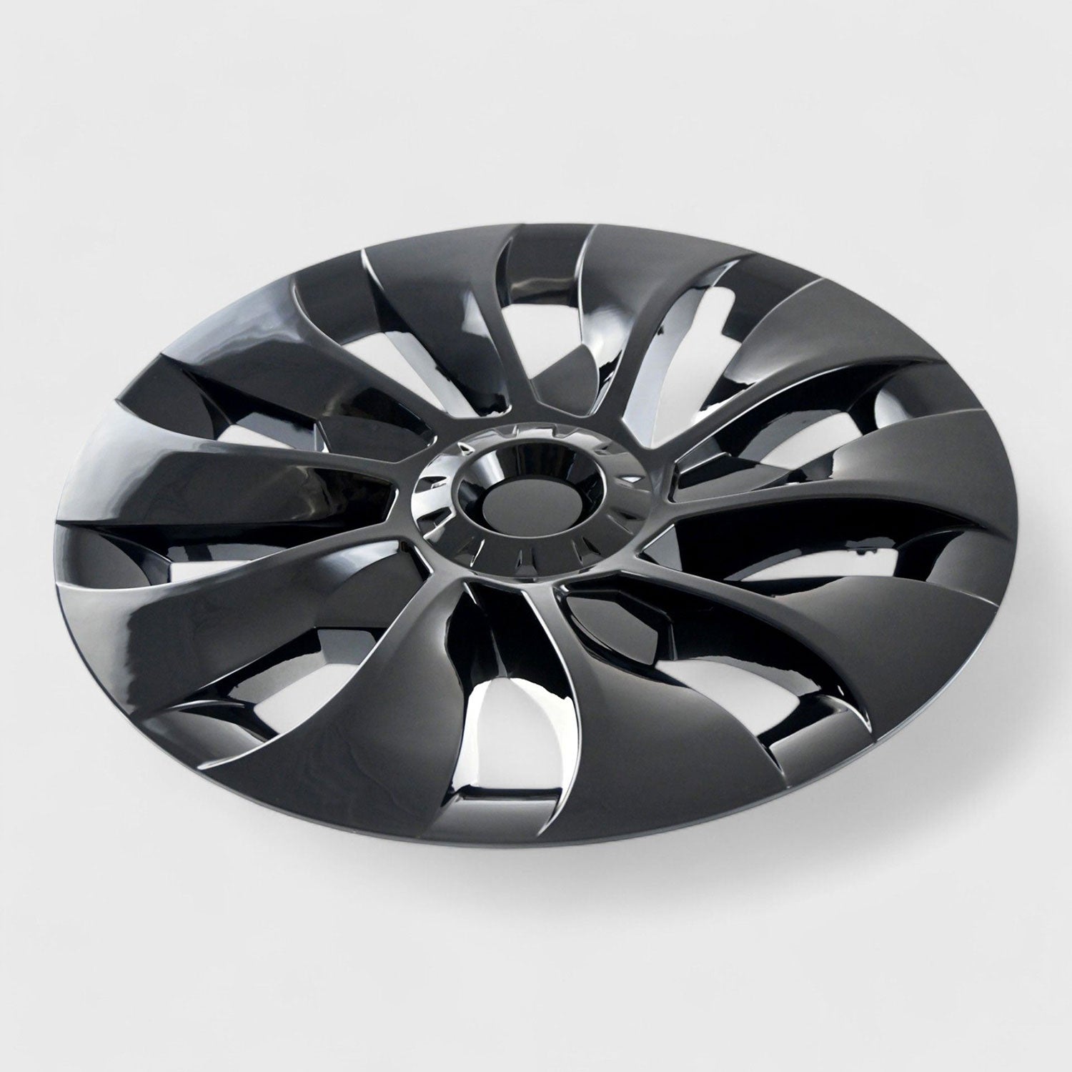 2020-2023 Tesla 3 Wheel Cover Hubcaps Gloss Black 4Pcs ABS Plastic