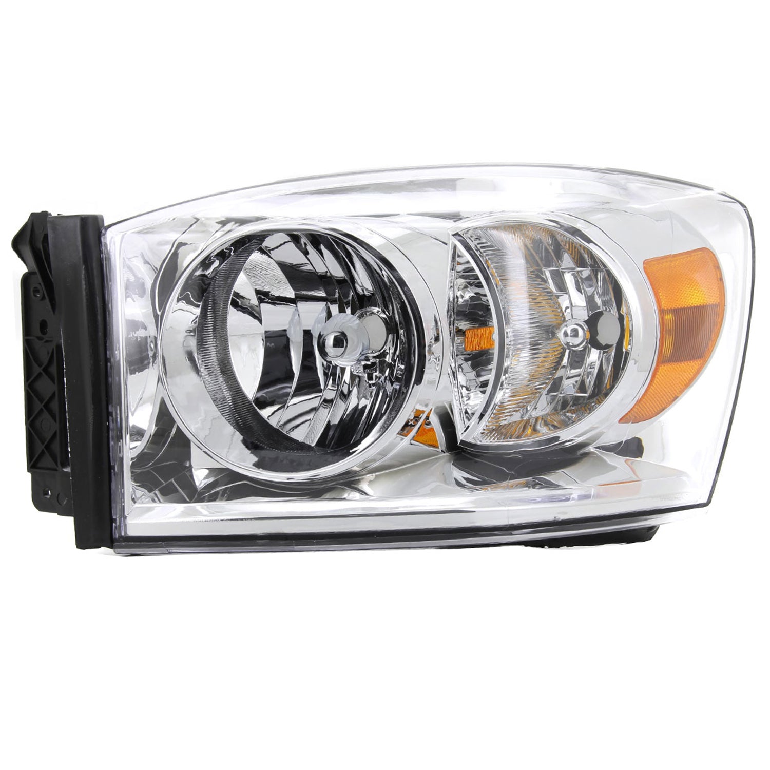 2006-2008 Dodge RAM 1500 2500 3500 Factory Crystal Headlights Chrome