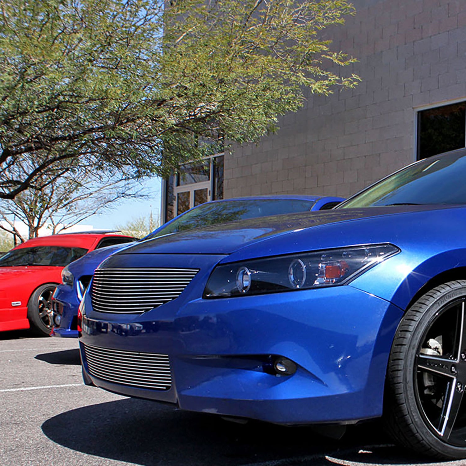 2006-2011 Honda Civic Sedan Dual Halo Projector Headlights Glossy Black/Smoke