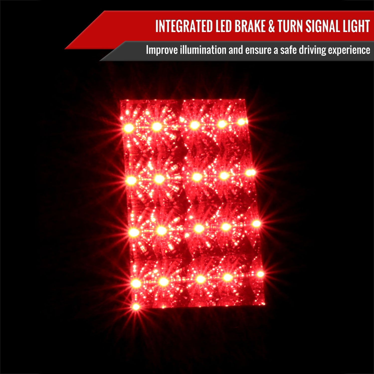 2005-2010 Hummer H3 LED Tail Lights Chrome Housing/Smoke Lens