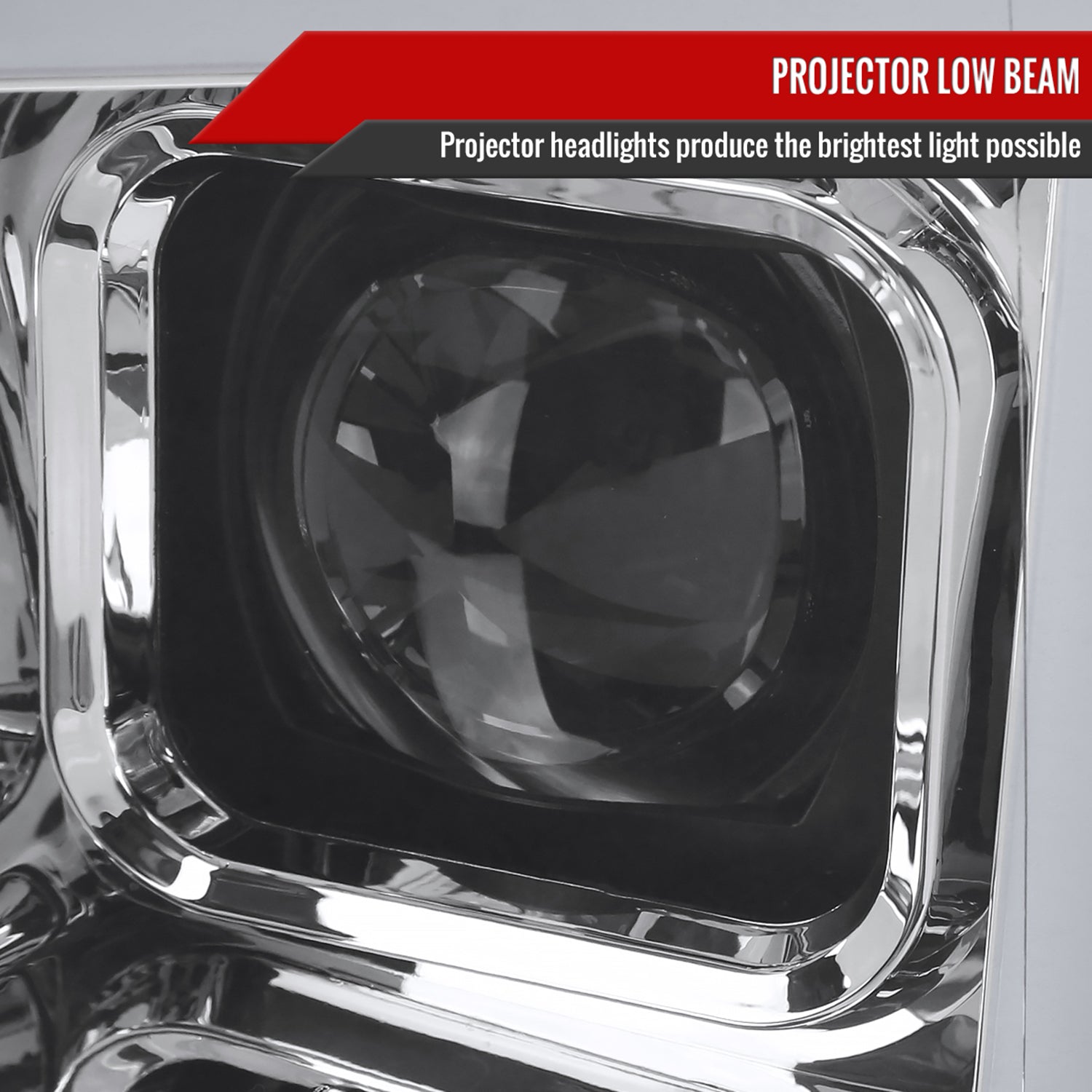 2018-2020 Ford F-150 LED CBar Projector Headlights Signal Lights Chrome Clear