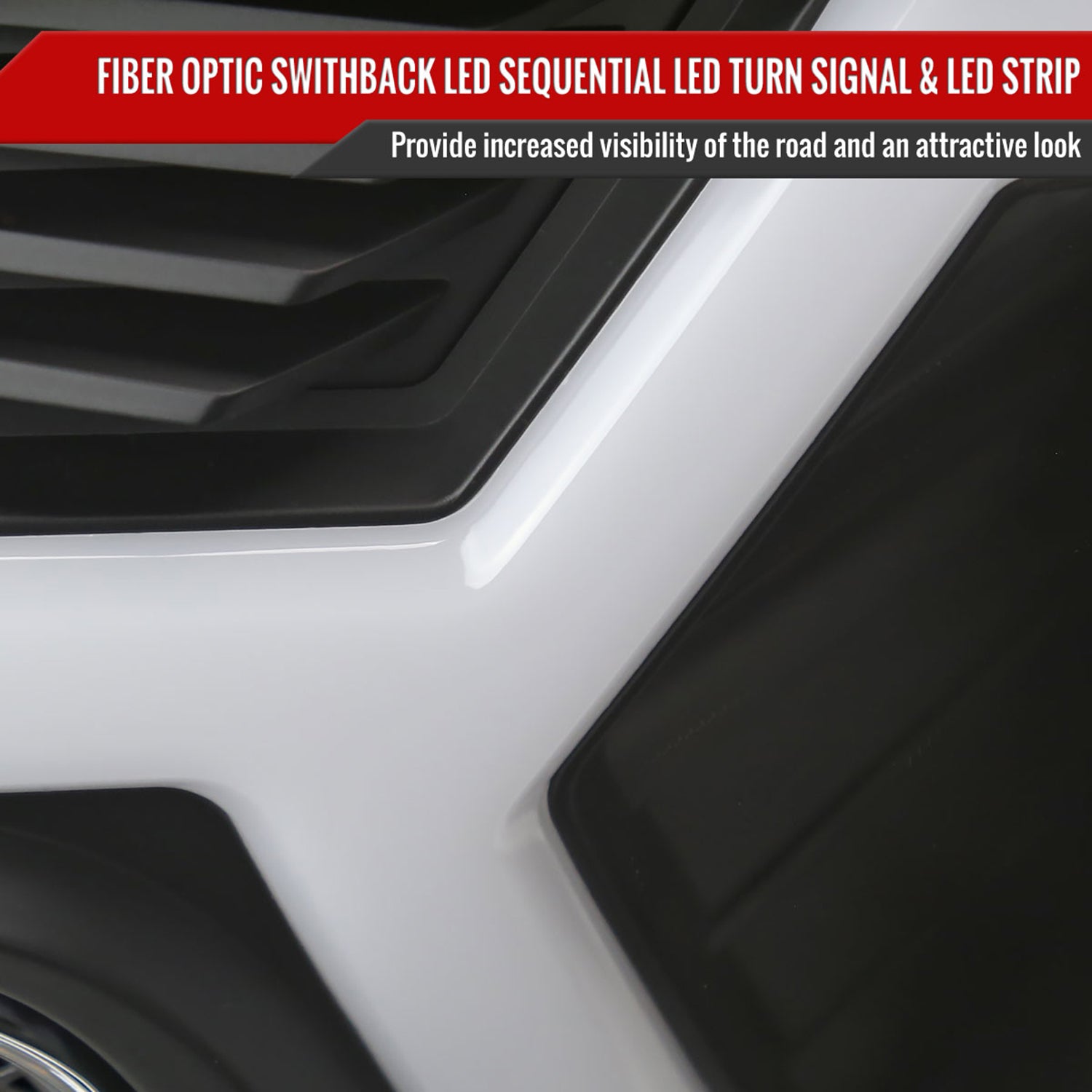 2012-2015 Toyota Tacoma Sequential LED Bar Projector Headlights Matt Black