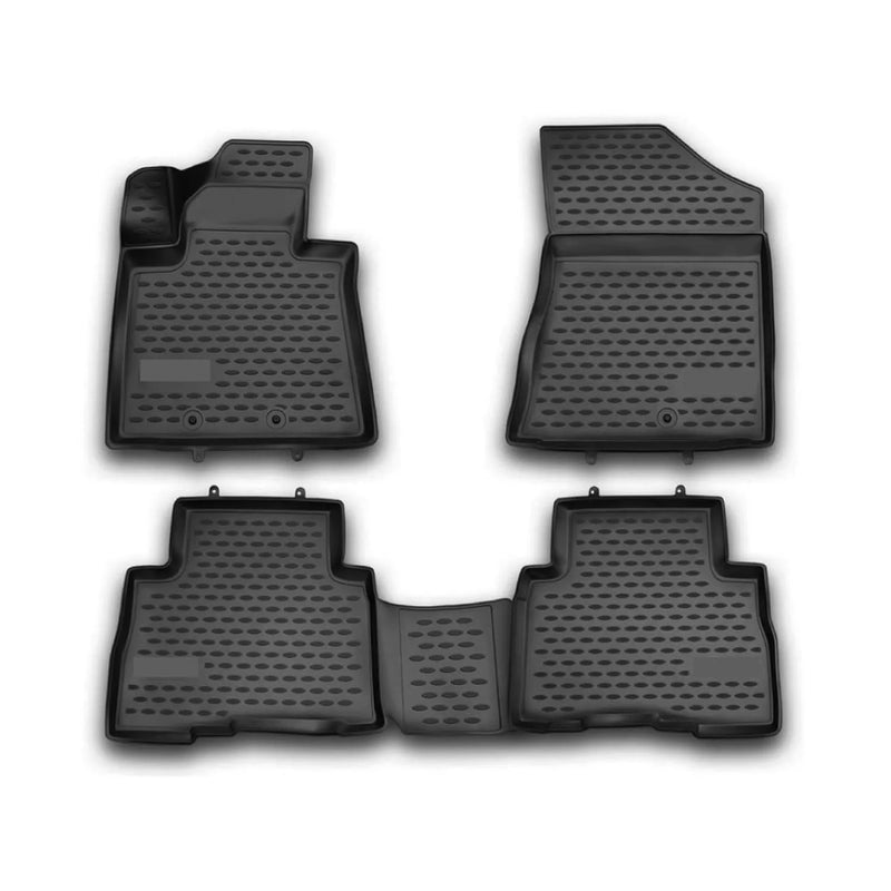 2014-2015 Kia Sorento Floor Mats Liners Full Set All Weather Black