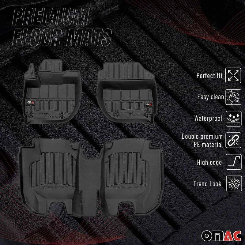 2016-2022 Honda HR-V Premium Floor Mats Liners Full Set All Weather Heavy Duty