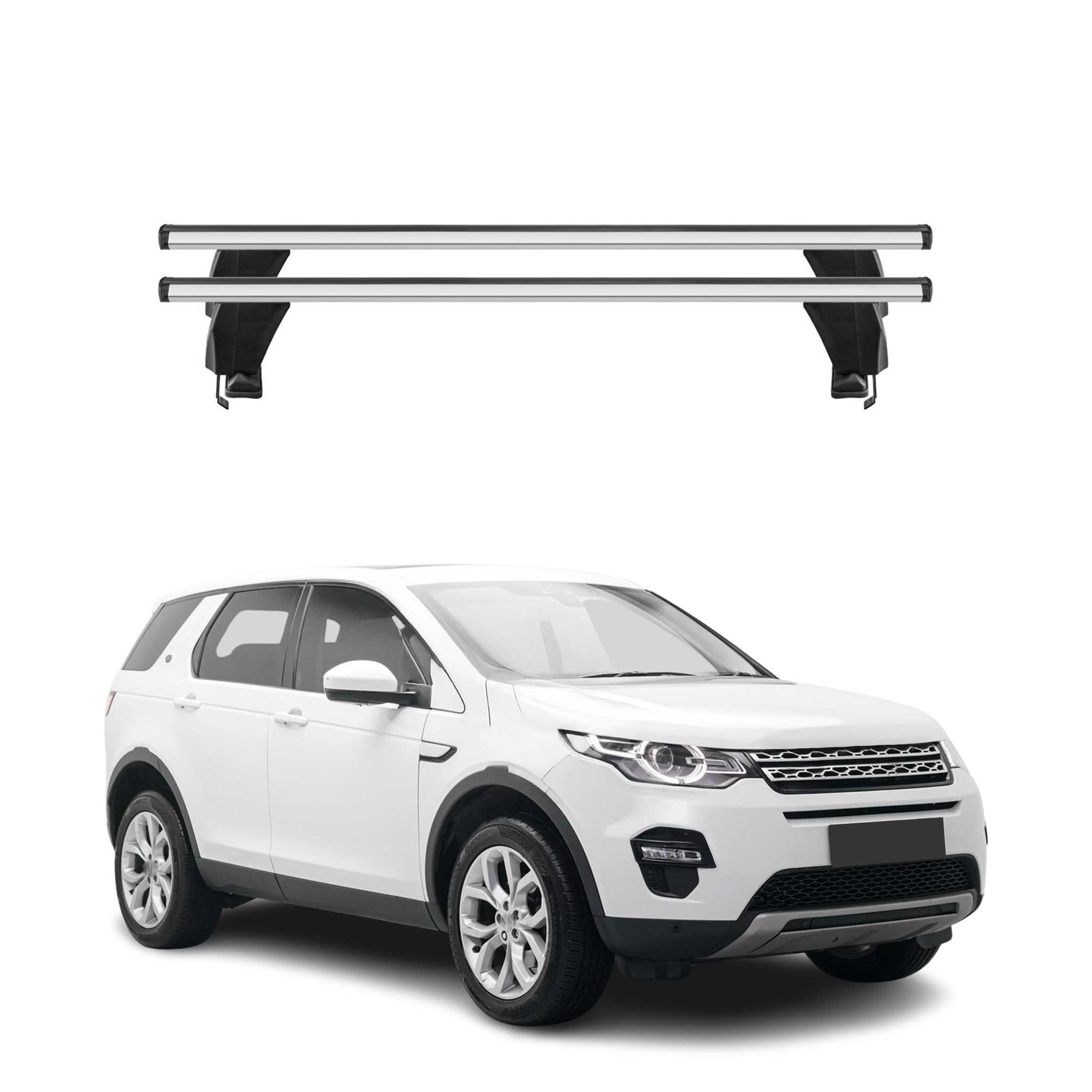 2015-2019 Land Rover Discovery Sport Roof Rack Cross Bars Silver