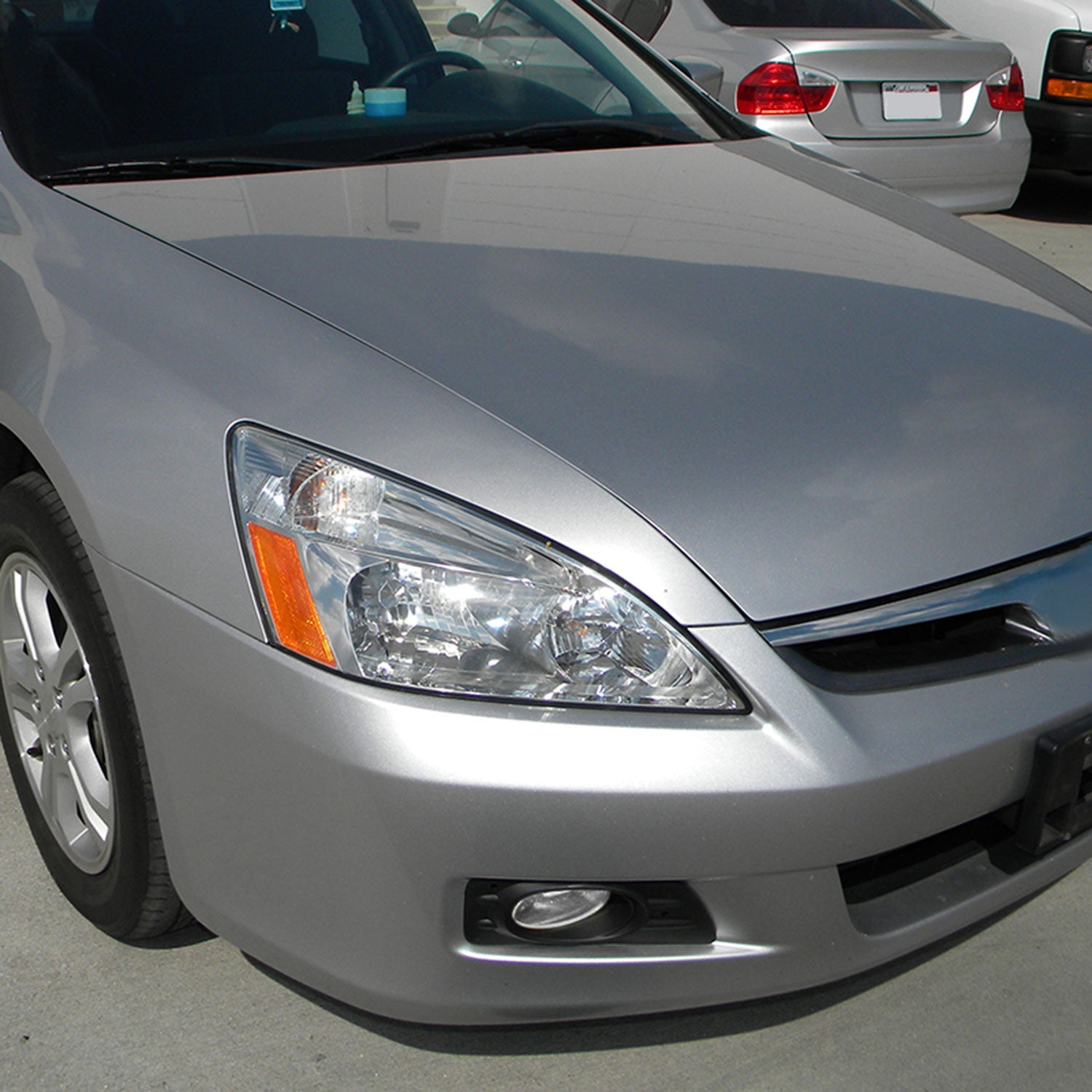 2006-2007 Honda Accord Sedan H11 Fog Lights Kit Chrome Housing/Clear Lens