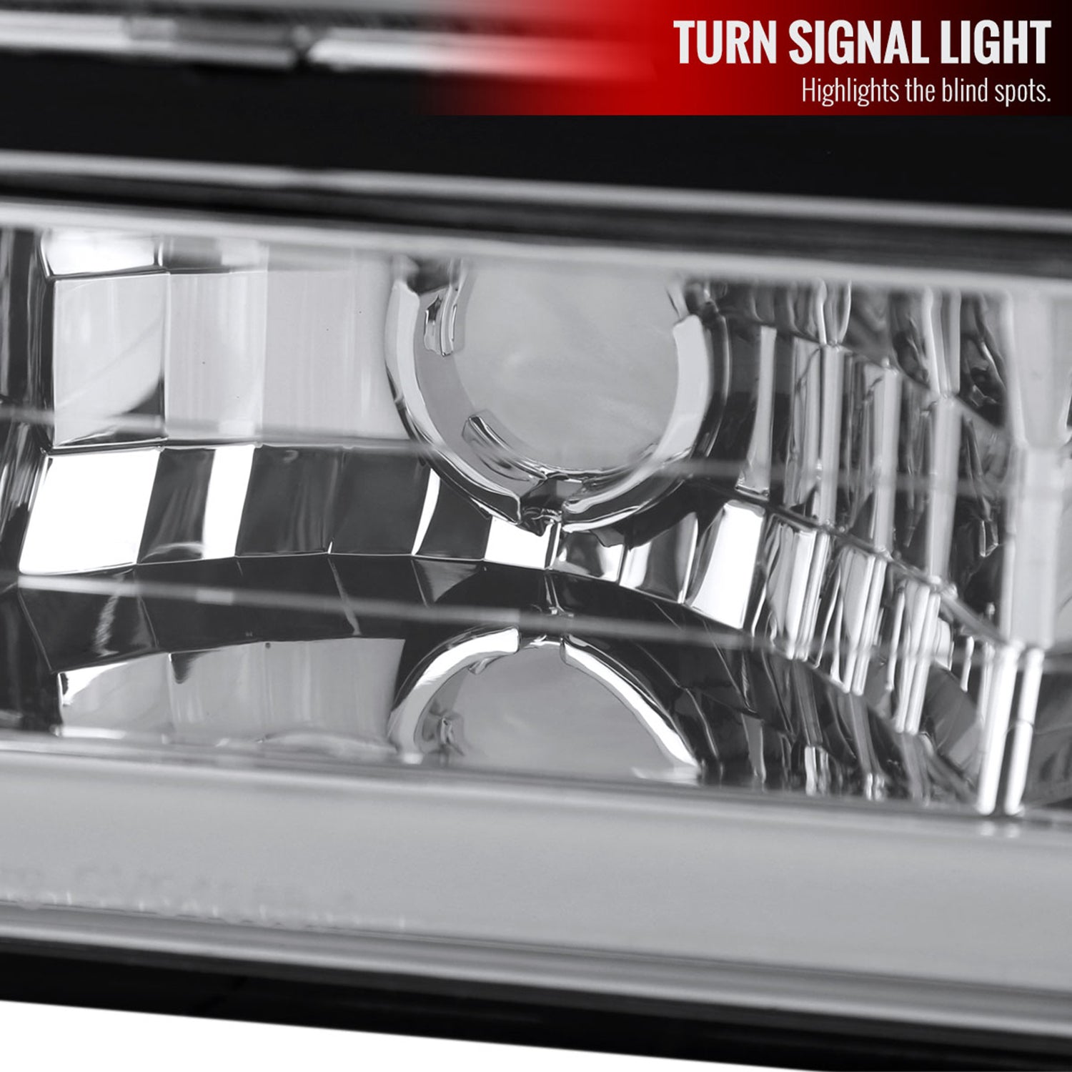 1994-1998 Chevy Silverado/Tahoe/Suburban/C10 Headlights LED Lights Chrome
