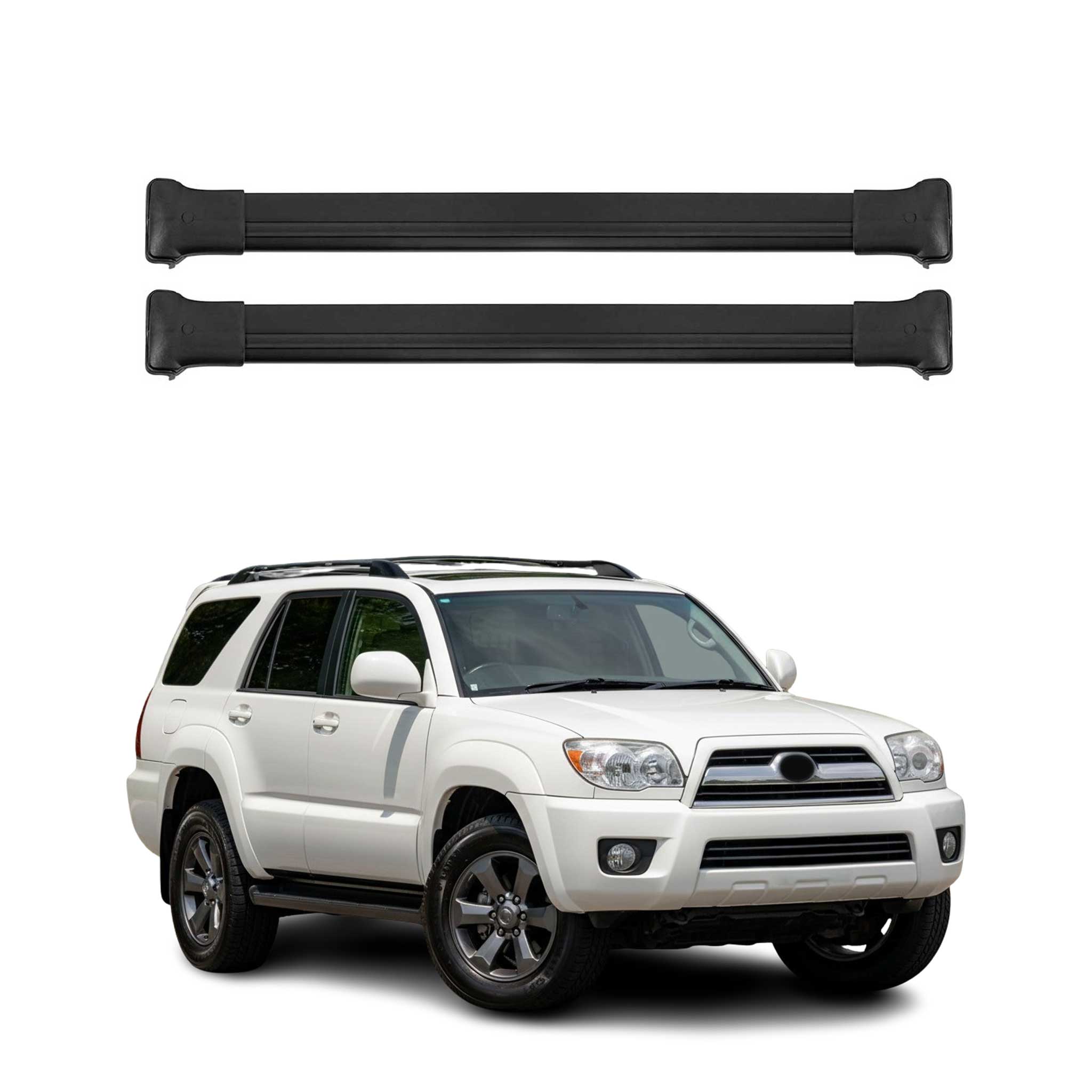 2006-2009 Toyota 4Runner Roof Rack Cross Bars Black