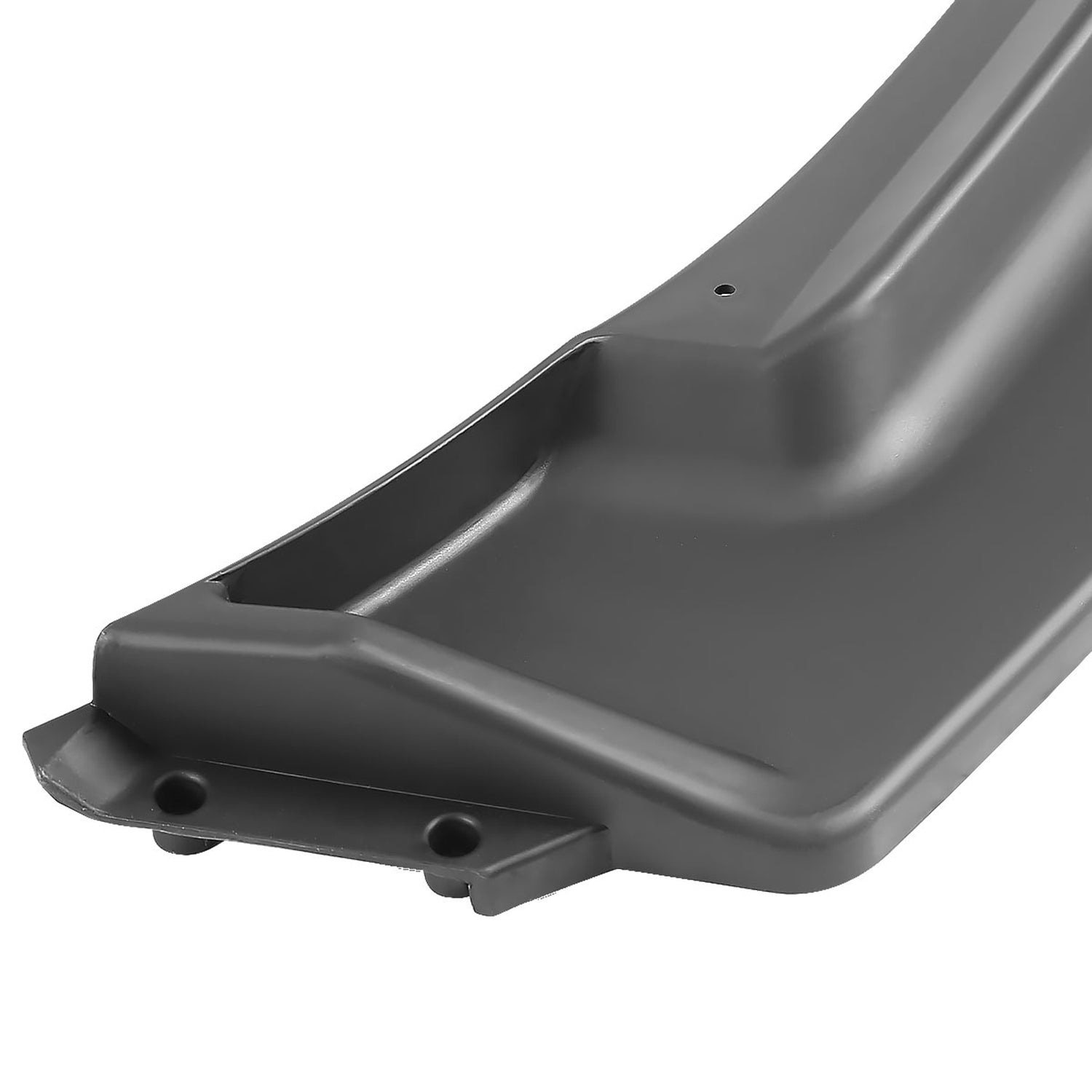 2014-2018 Mazda 3 Matte Black Polypropylene 3Pcs Bumper Lip Spoiler