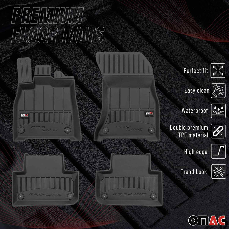 2018-2024 Audi Q5 / SQ5 (Typ FY) Premium Floor Mats Liners Full Set All Weather Heavy Duty