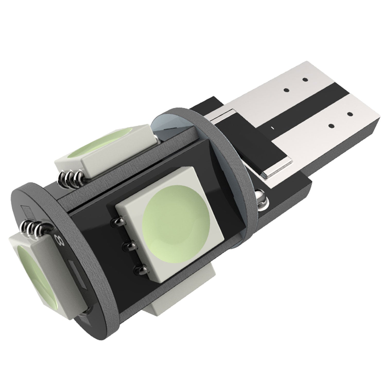 T10 5 SMD LED Bulb w/ Integrated Canbus - 2PC White