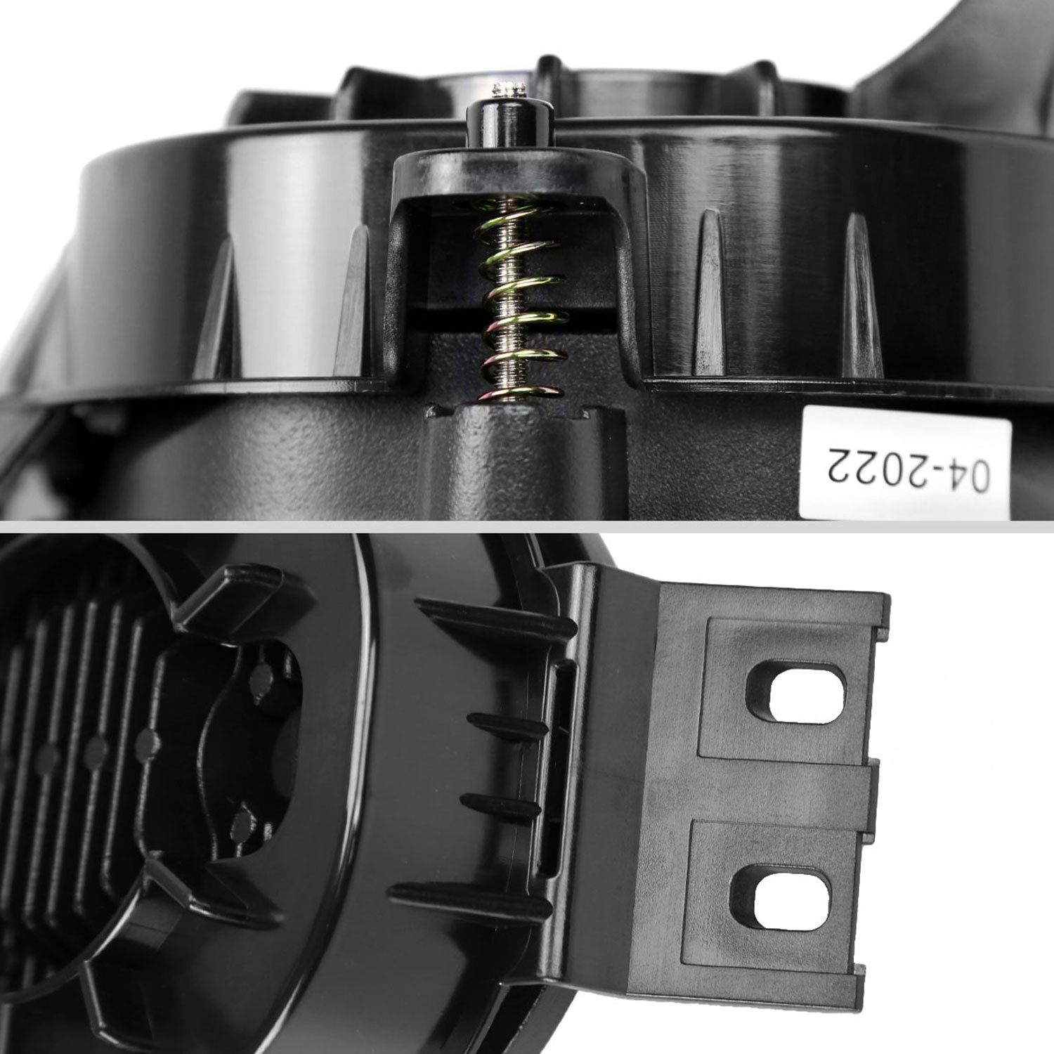 2002-2008 Dodge RAM 1500/2500/3500/Durango LED Fog Lights Kit Glossy Black