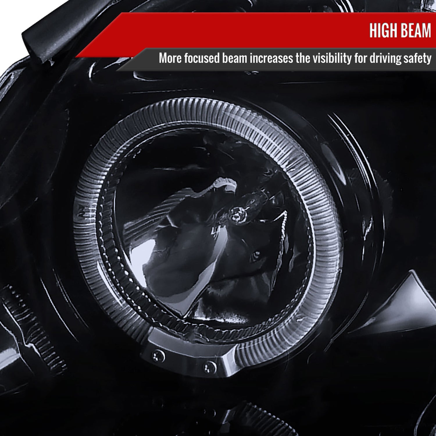 2005-2010 Chevy Cobalt Pontiac G5/Pursuit Dual Halo Projector Headlights Smoke