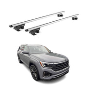 2025 VW Atlas Roof Rack Cross Bars Luggage Carrier Alu Silver 2x