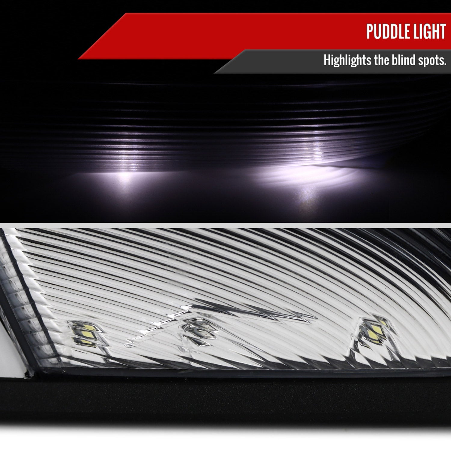 2013-2019 Dodge RAM Chrome Auto-Fold & Heated Side Mirror Driver Side