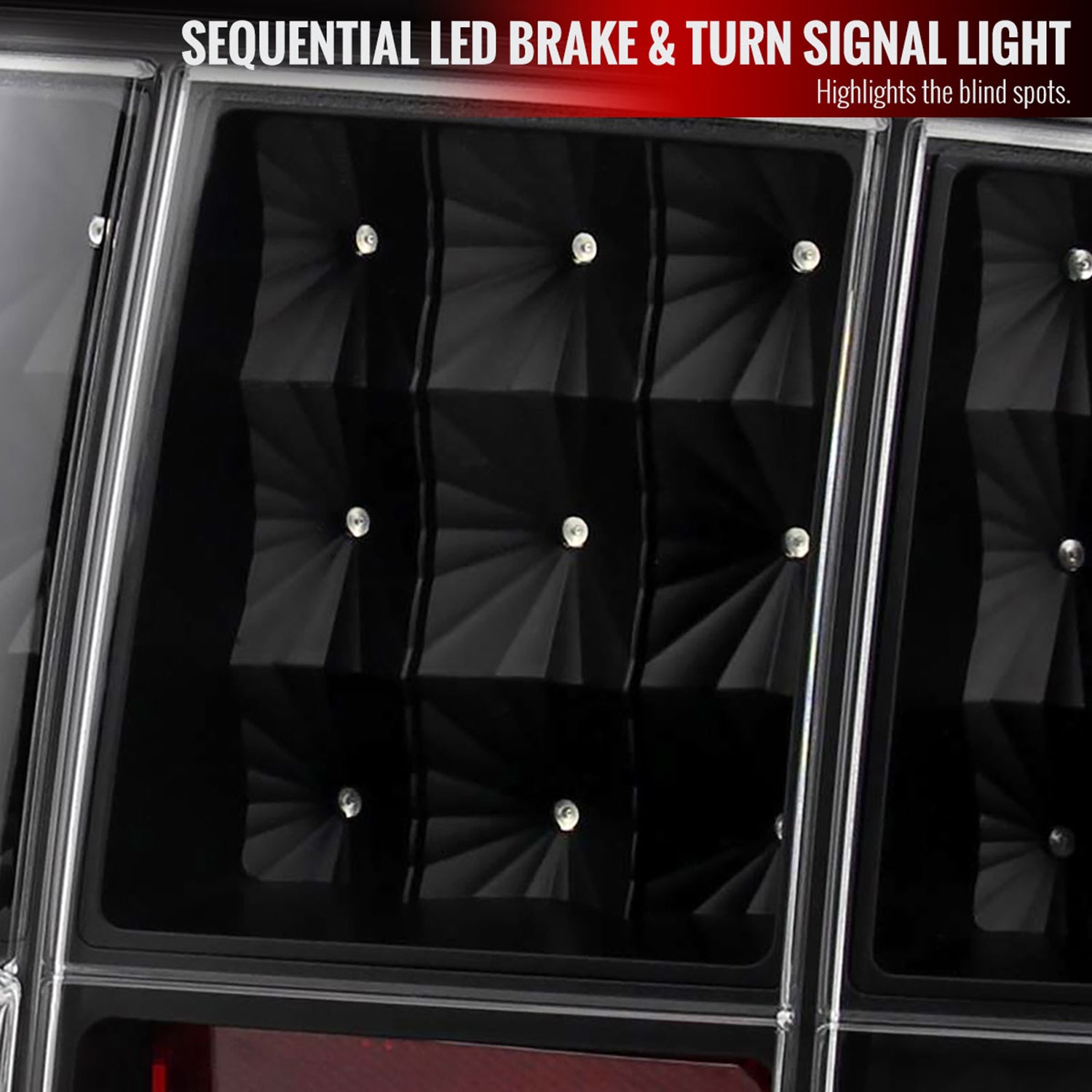 2005-2009 Ford Mustang Sequential LED Tail Lights Matte Black/Clear Lens