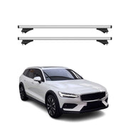 2015-2024 Volvo V60 Cross Country Roof Rack Cross Bars Silver