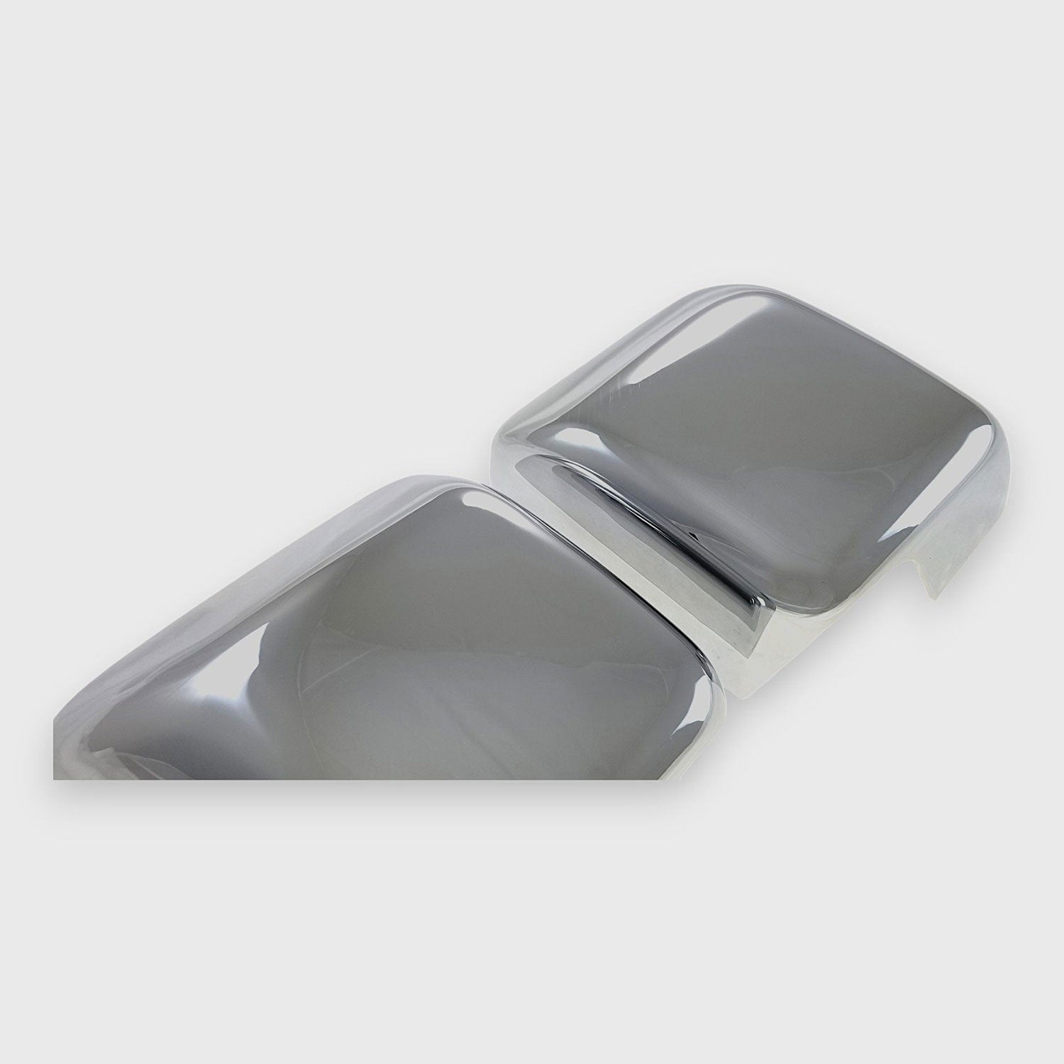 2018-2025 Jeep Wrangler JL Mirror Cover Caps Chrome 2Pcs ABS Plastic