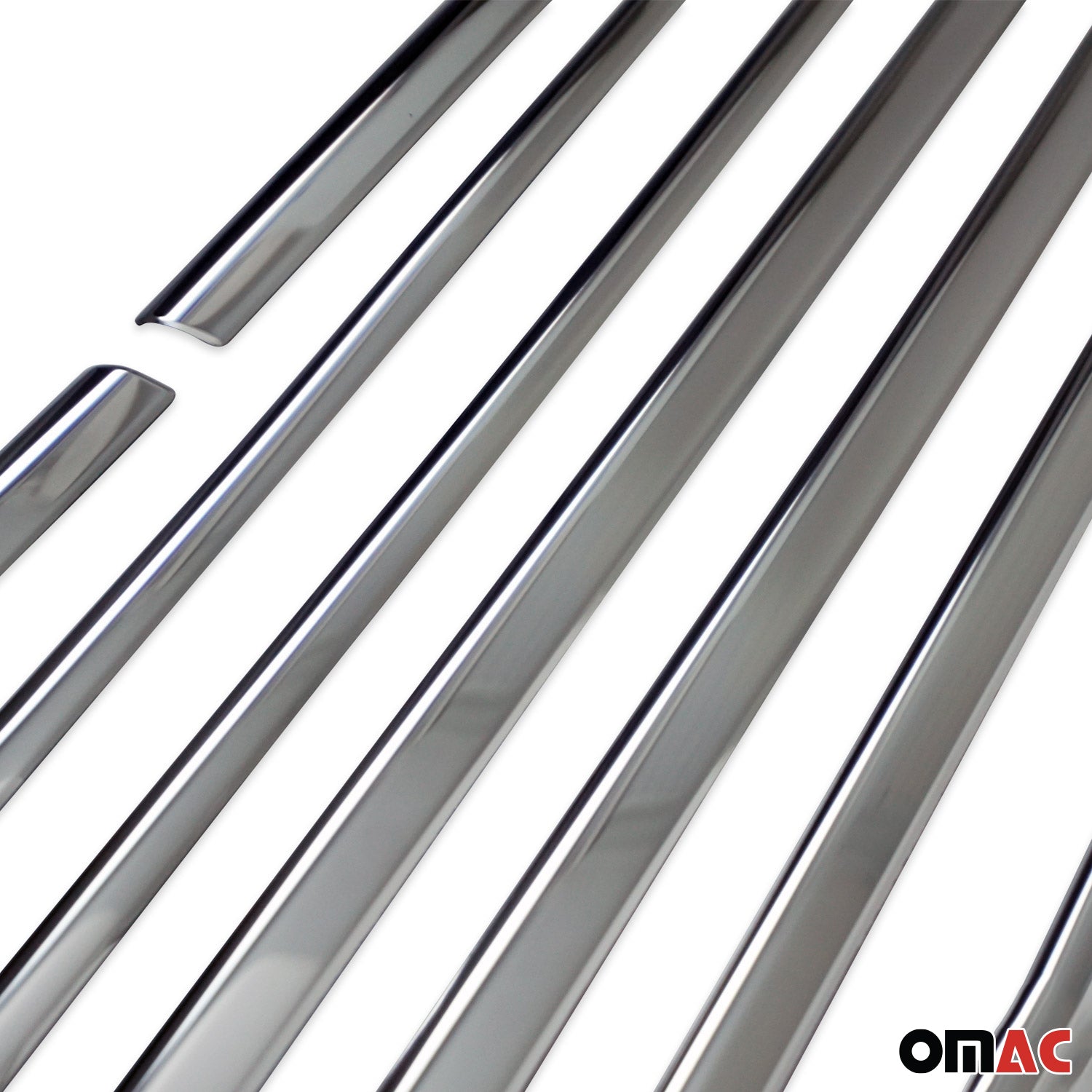 2016-2024 Mercedes Metris L3 Long Window Molding Trim Streamer Stainless Steel 8x