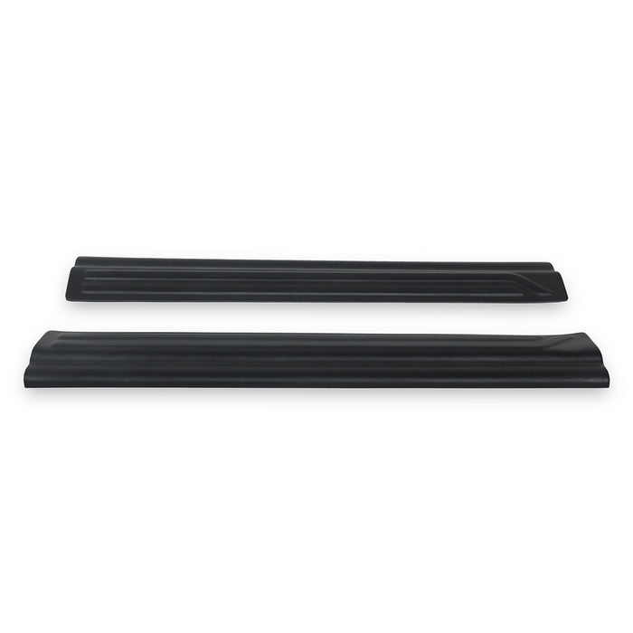 Door Sill Scuff Plate Scratch Protector for Mercedes Metris 2016-2024 ABS Black