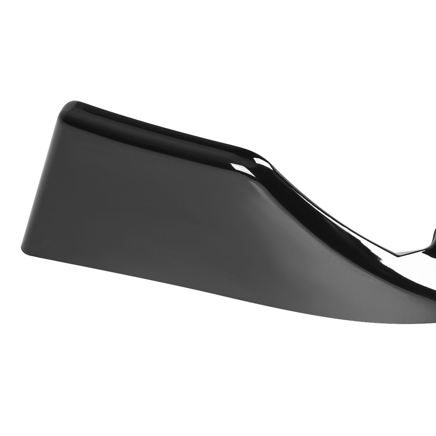 2019-2021 Mercedes Benz W205 C Class Glossy Black 3Pcs Bumper Lip Spoiler