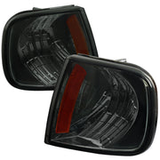1997-2004 Ford F-150/Expedition Corner Lights Glossy Black/Smoke Lens