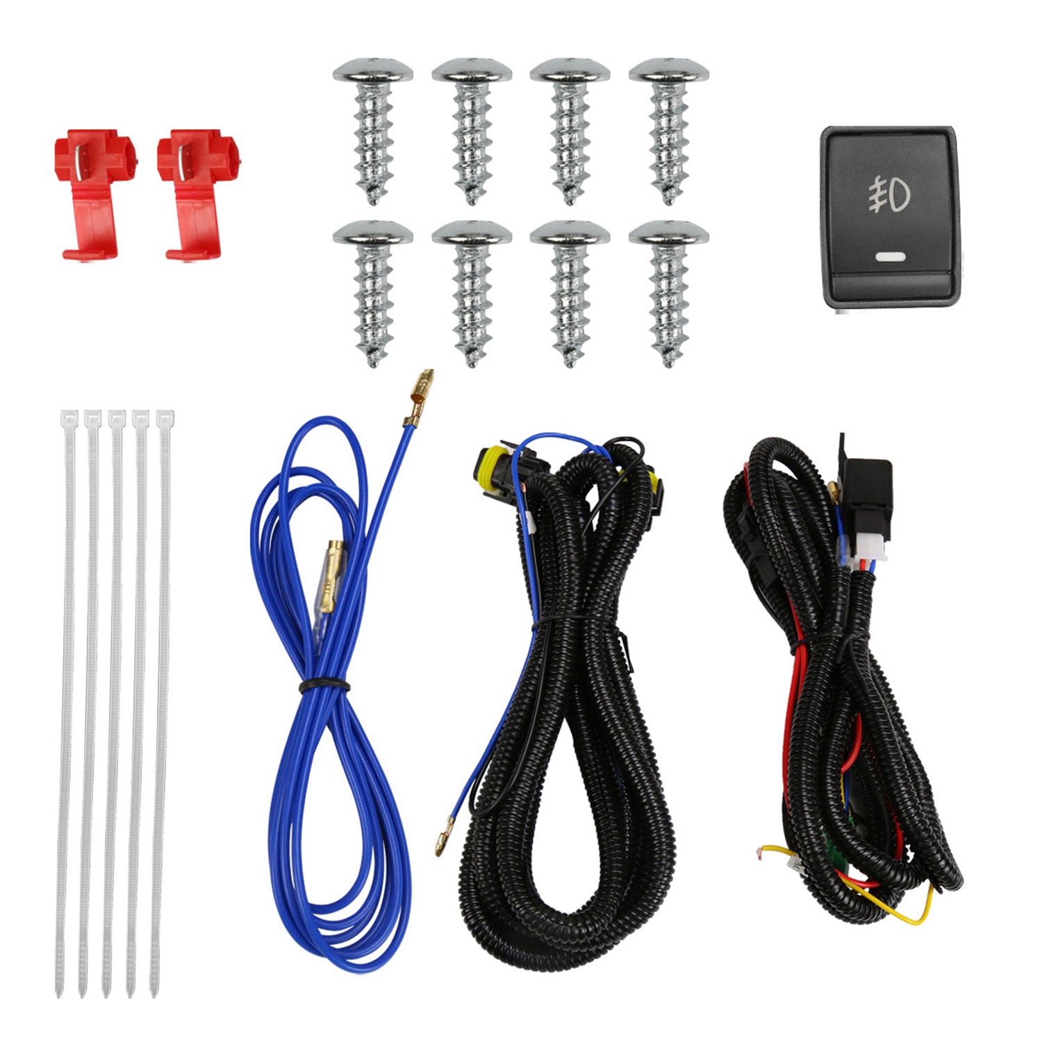 2016-2018 Honda Civic Coupe/Sedan H8 Fog Lights Kit Chrome/Smoke Lens