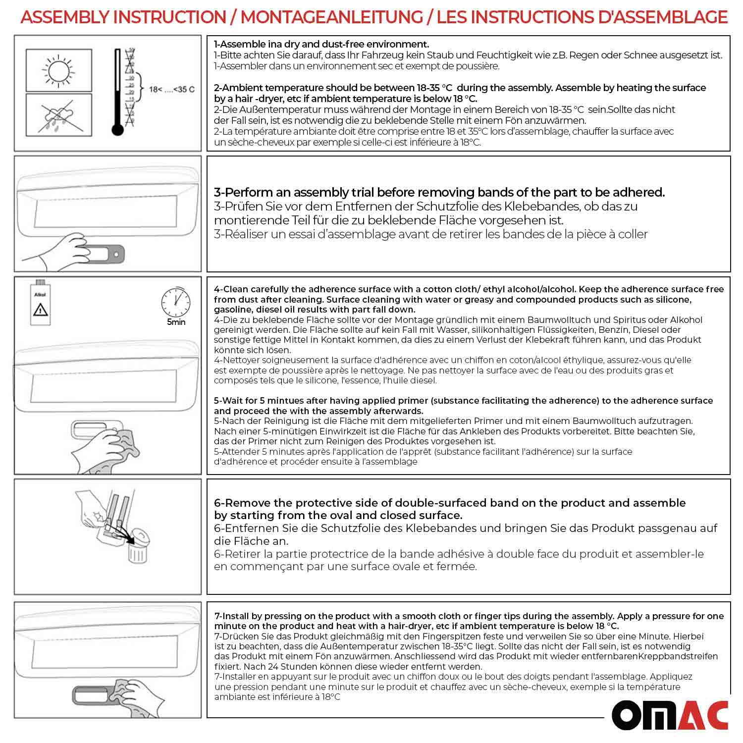 2003-2009 Lexus GX 470 Car Door Handle Cover Protector Stainless Steel Chrome