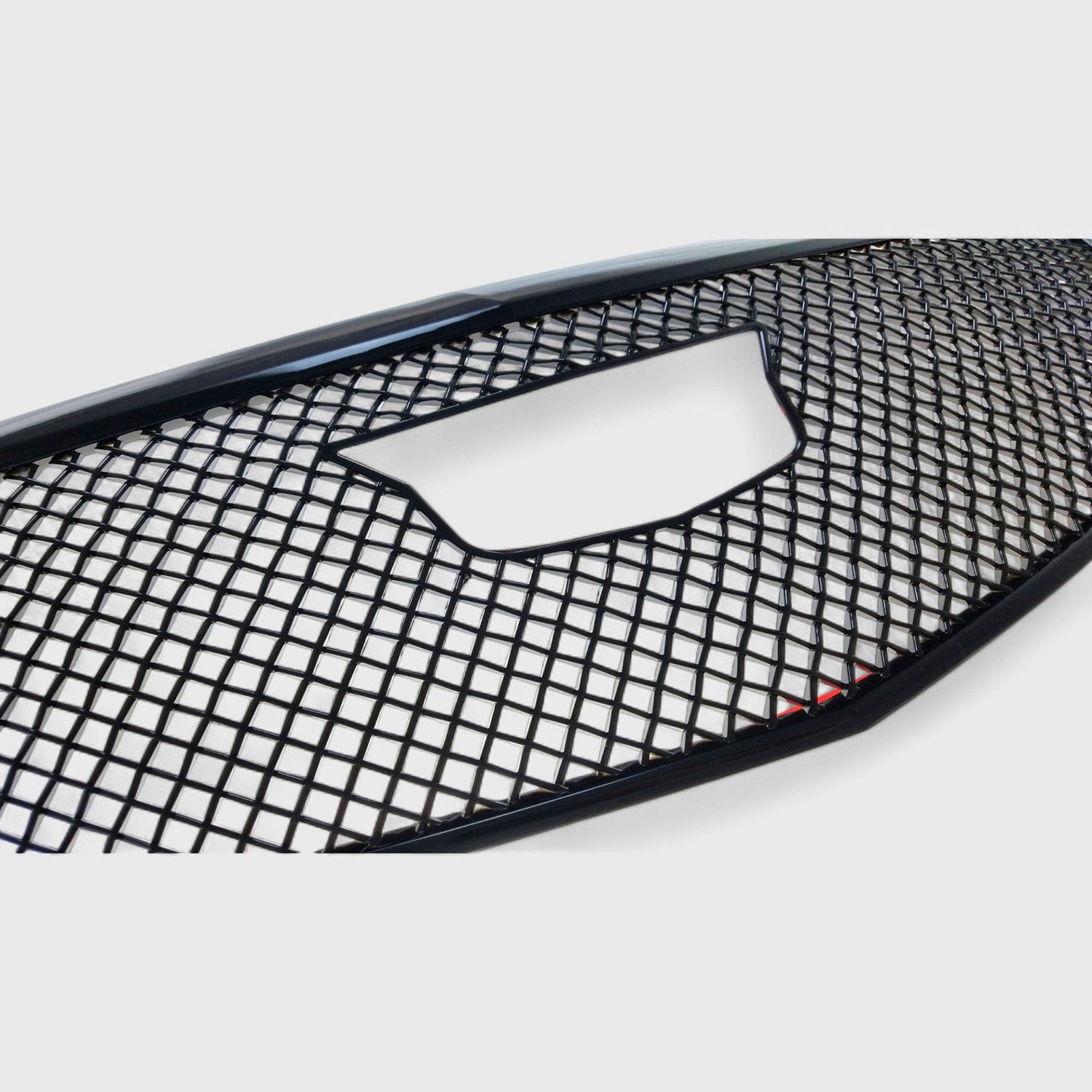 2015-2019 Cadillac ATS Grille Overlay Gloss Black 1Pcs ABS Plastic