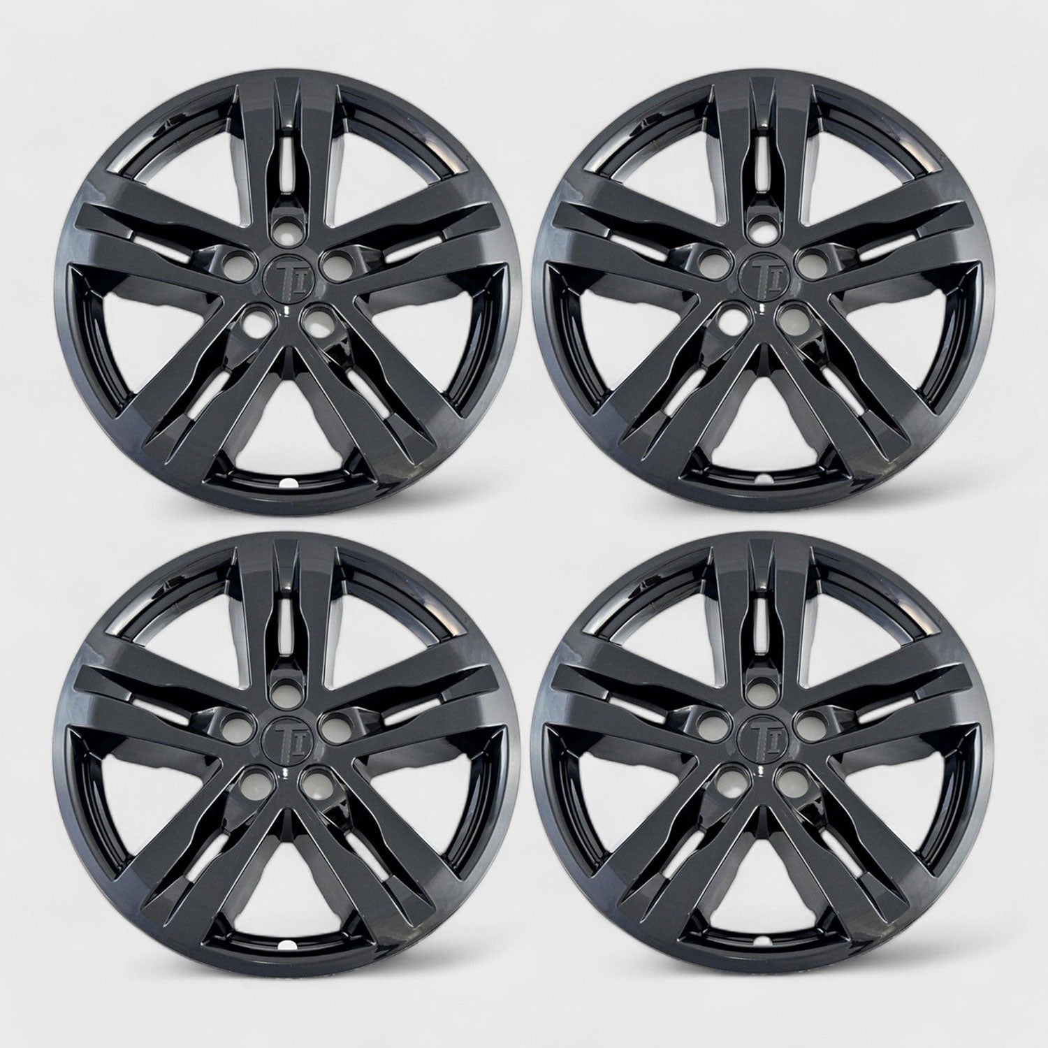 2020-2024 Ford Explorer Wheel Cover Hubcaps Set Gloss Black 8Pcs PP