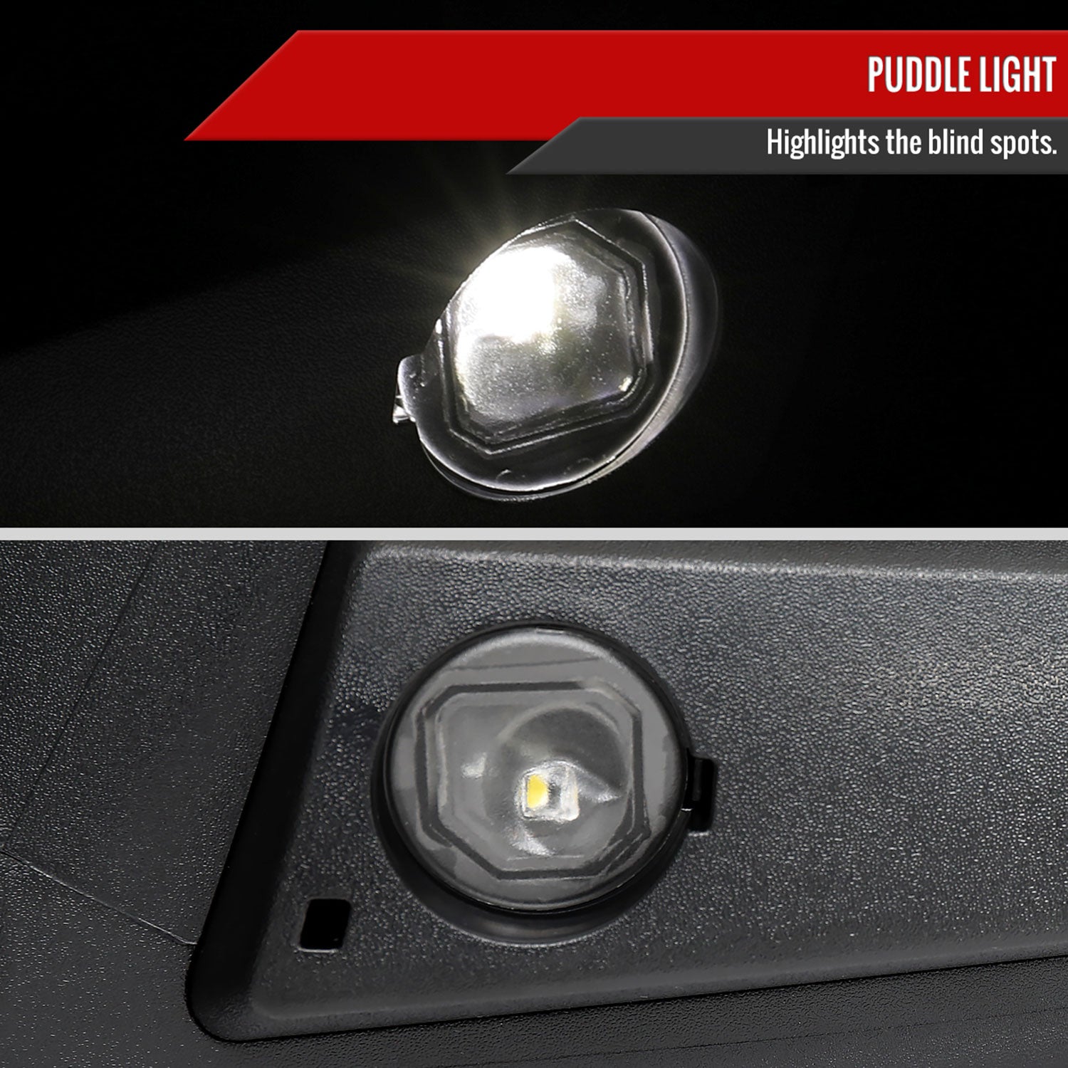 2019-2024 GMC Sierra 1500 Black Auto-Fold Side Mirror & Auxiliary Passenger