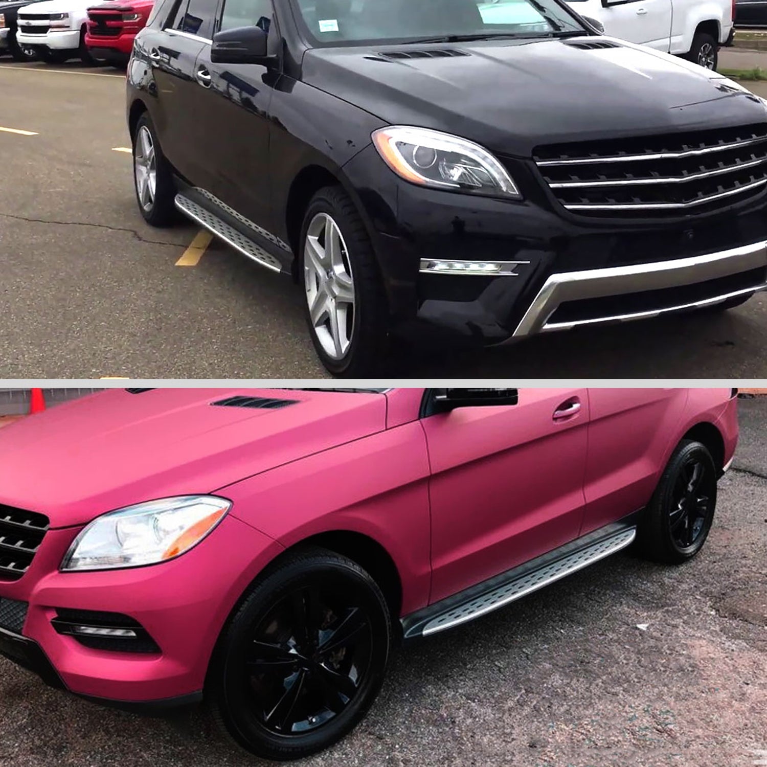 2012-2017 Mercedes Benz W166 ML Class/GLE Class Alu Side Step Running Boards