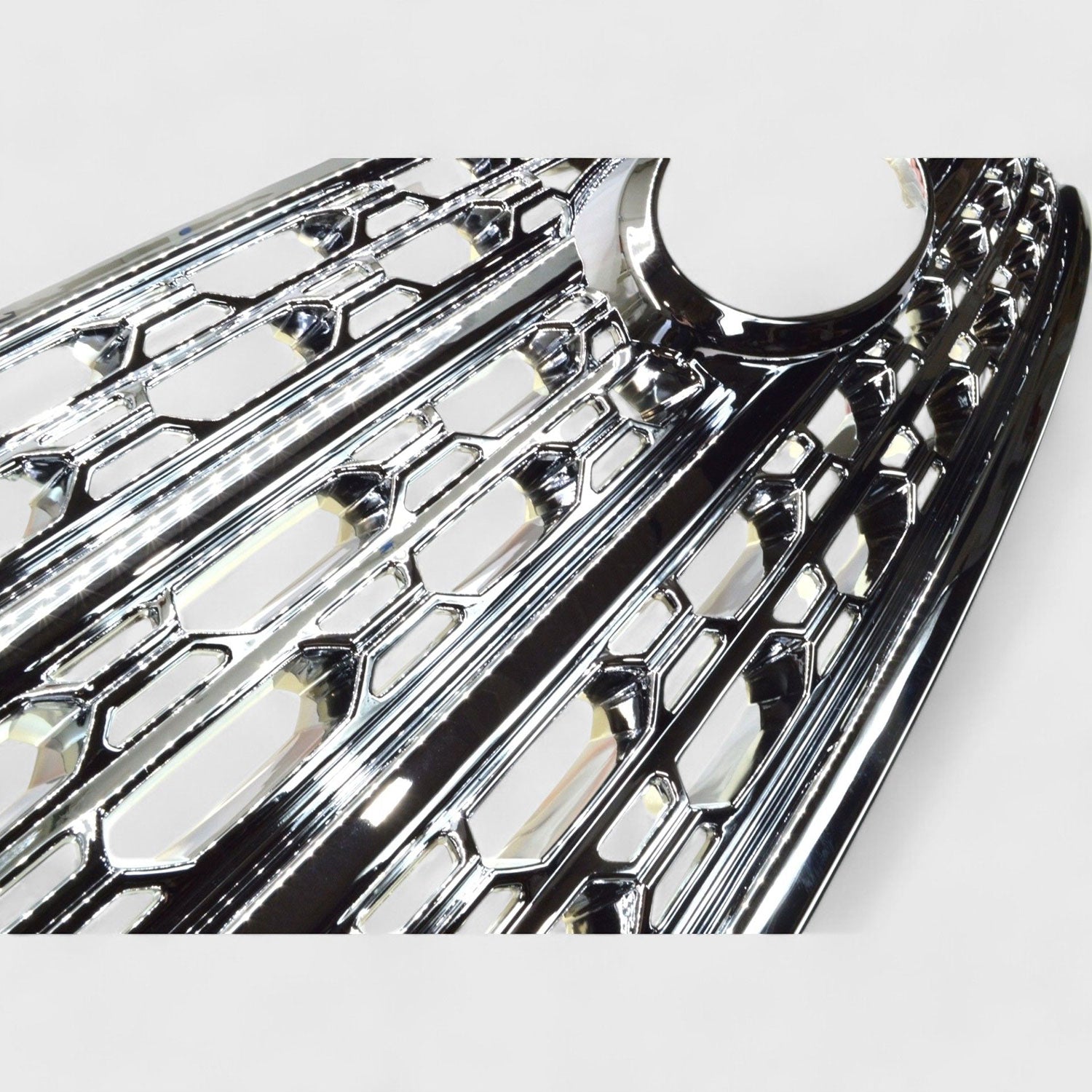 2020-2024 Ford Explorer Grille Overlay Chrome 1Pcs ABS Plastic