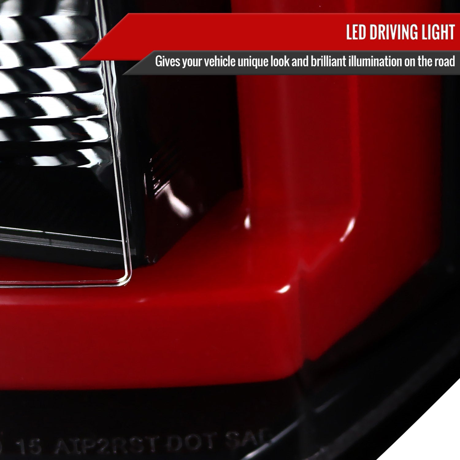 2015-2020 Chevy Tahoe/Suburban LS LT LTZ LED Tail Lights Jet Black/Clear