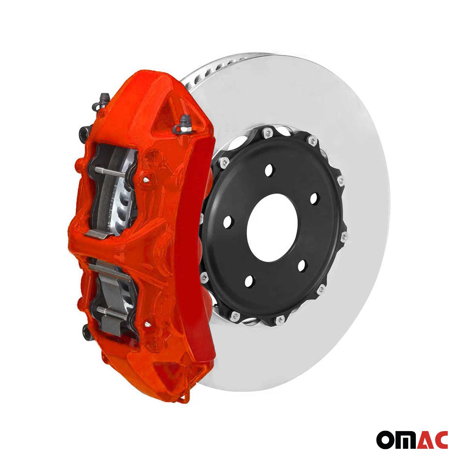 OMAC Brake Caliper Epoxy Based Car Paint Kit Texas Red Matt High-Temp