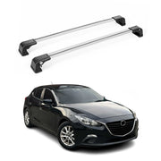 2009-2013 Mazda 3 Sport Speed Roof Rack Cross Bars Silver