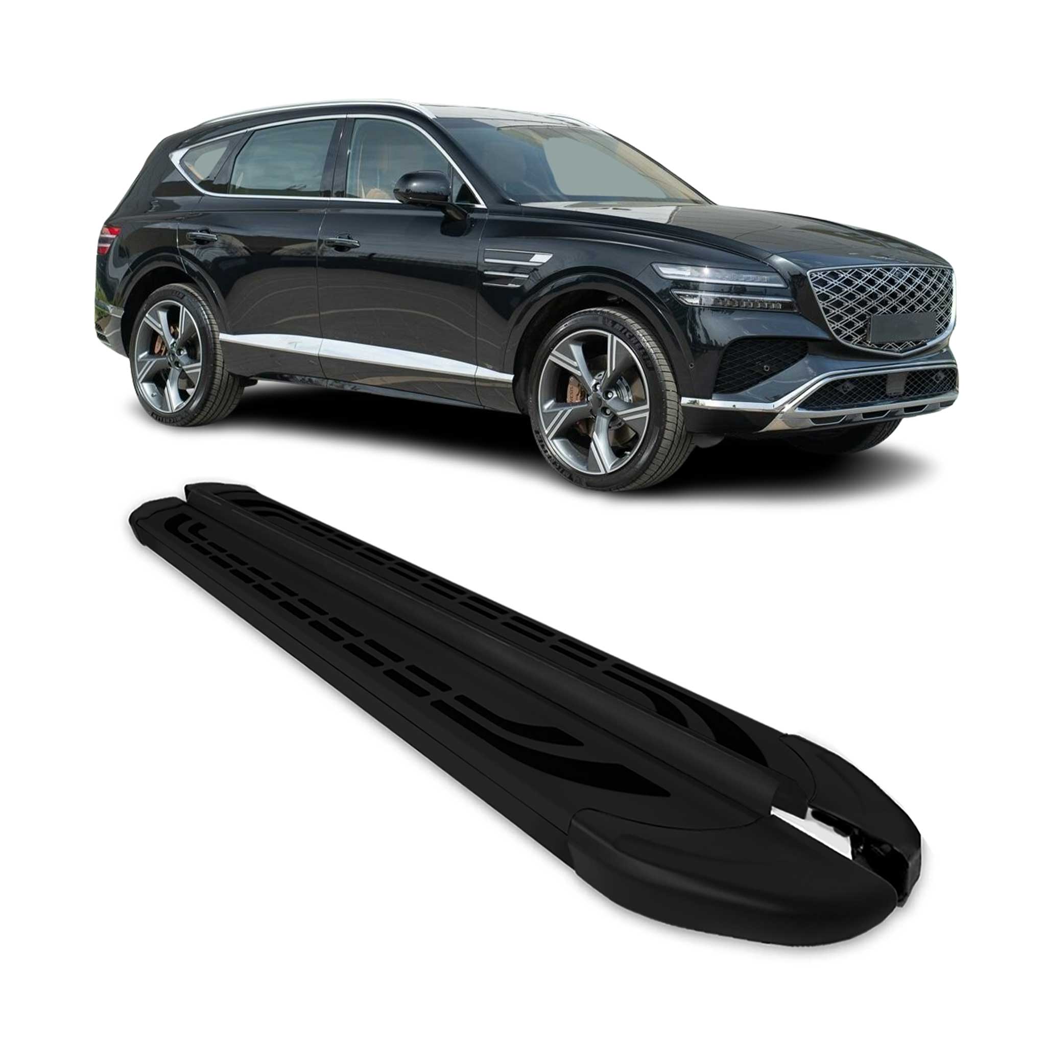 2021-2026 Genesis GV80 Nerf Bar Side Step Running Boards Alu 2x
