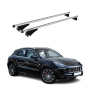 2015-2025 Porsche Macan Roof Rack Cross Bars Silver