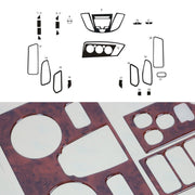 2015-2025 Ford Transit Wooden Look Dashboard Console Trim Kit 23 Pcs