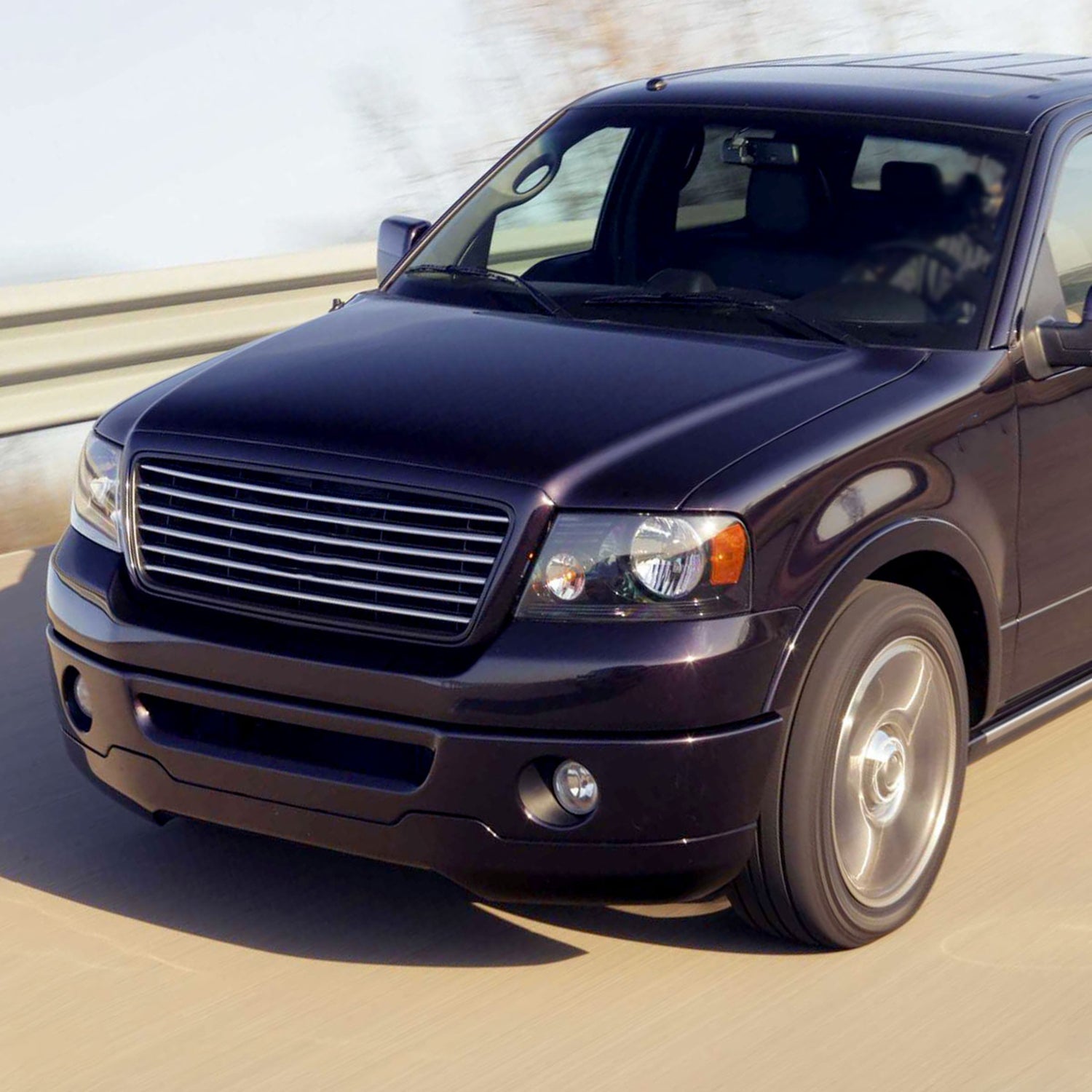 2004-2008 Ford F-150/ 2006-2008 Lincoln Mark LT Factory Headlights Matt Black