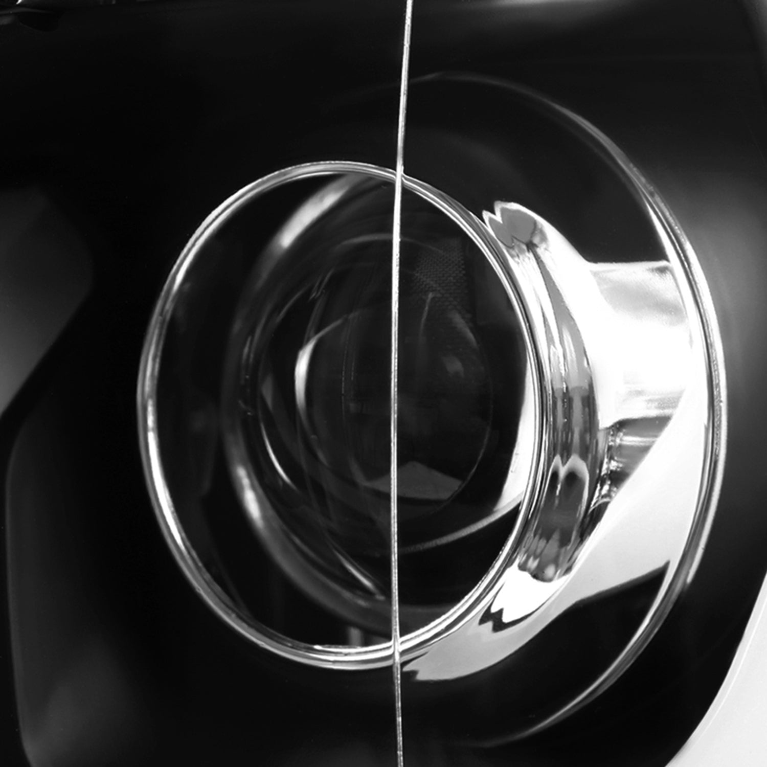 2014-2015 Chevy Silverado 1500 LED U-Bar Headlights LED Signal Lights Black