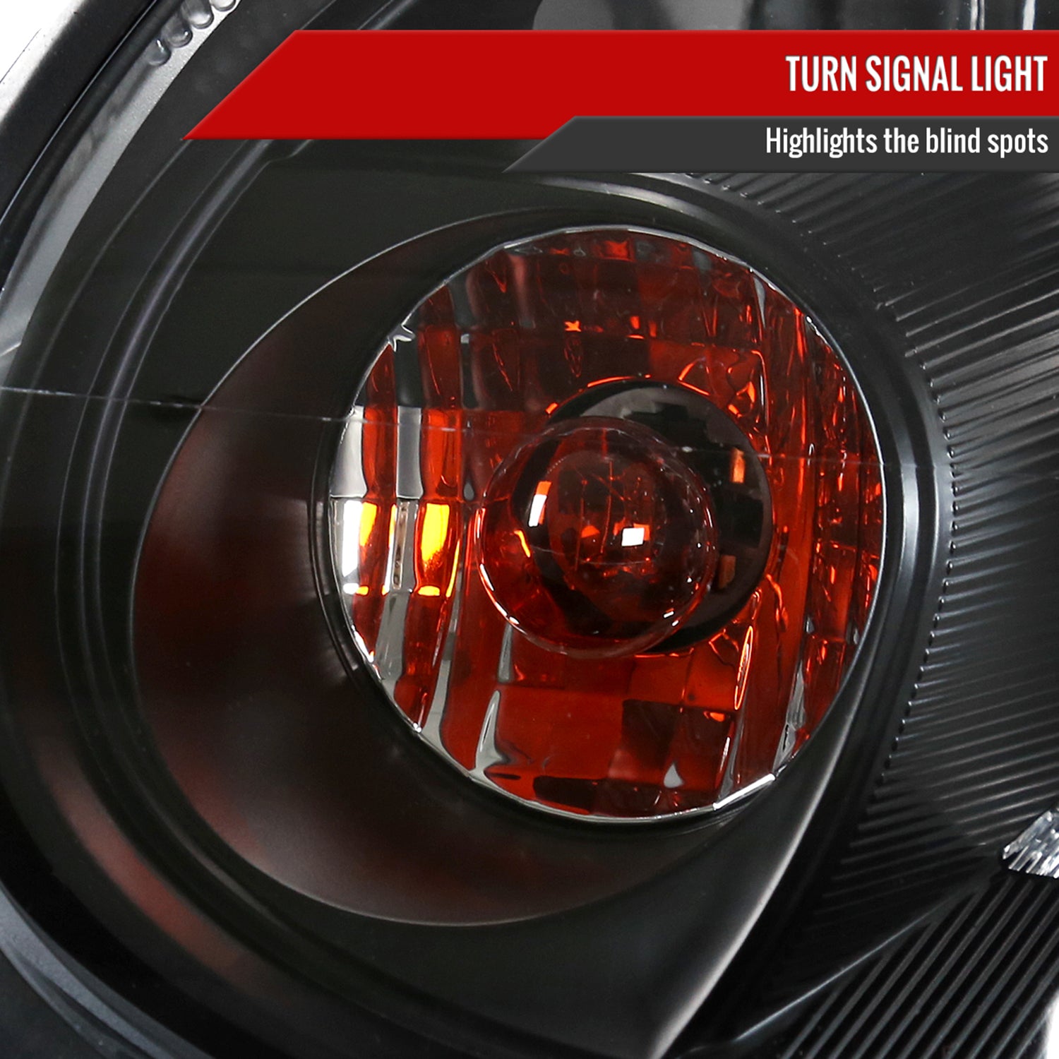 2003-2005 Dodge Neon Factory Style Headlights Matte Black Housing/Clear Lens