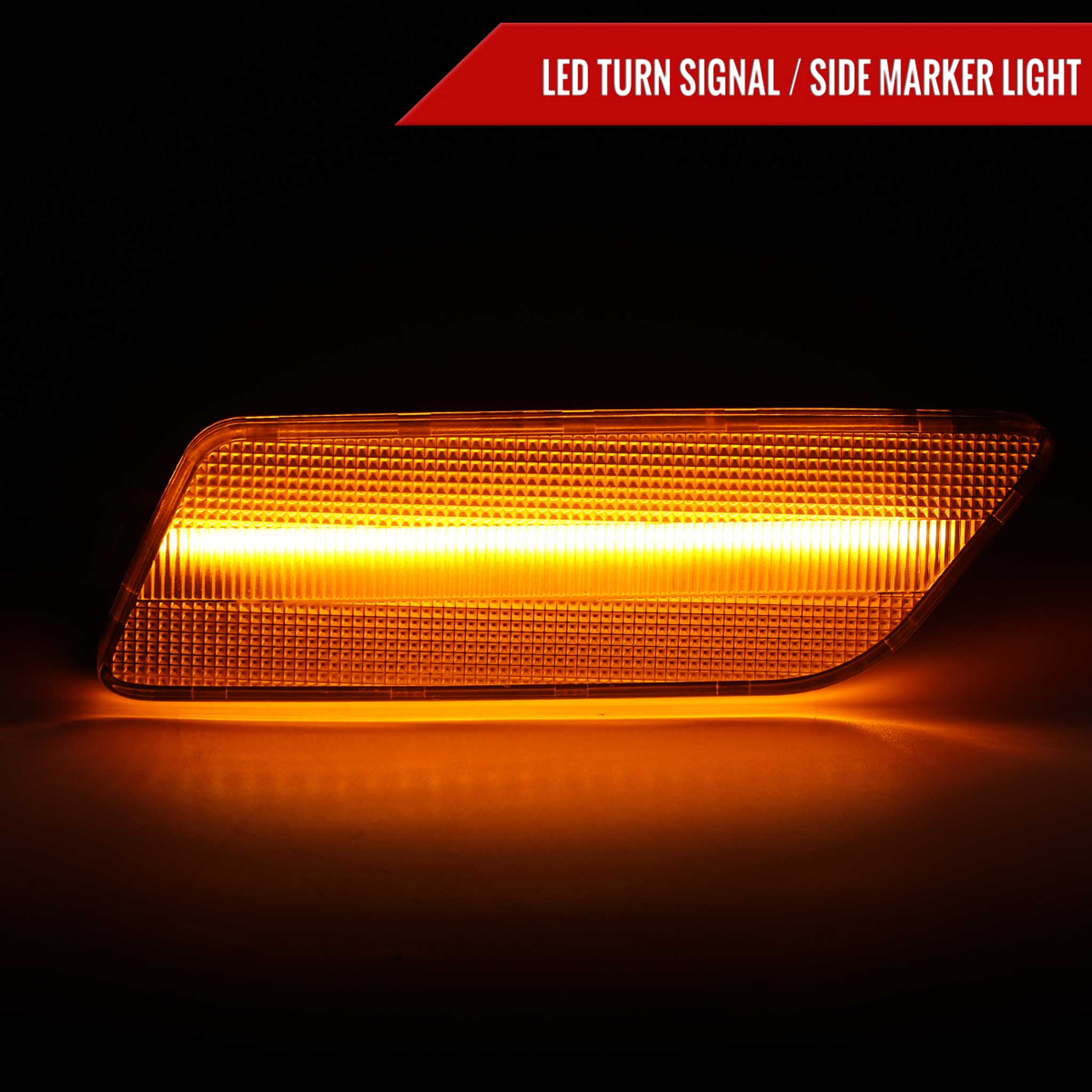 For Porsche Macan 2014-2022 Front Bumper LED Side Marker Turn Signal Lights Chrome Housing Smoked Lens