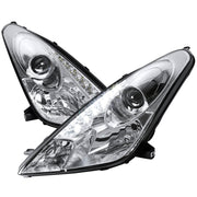 2000-2005 Toyota Celica Projector Headlights SMD LED Light Strip Chrome/Clear