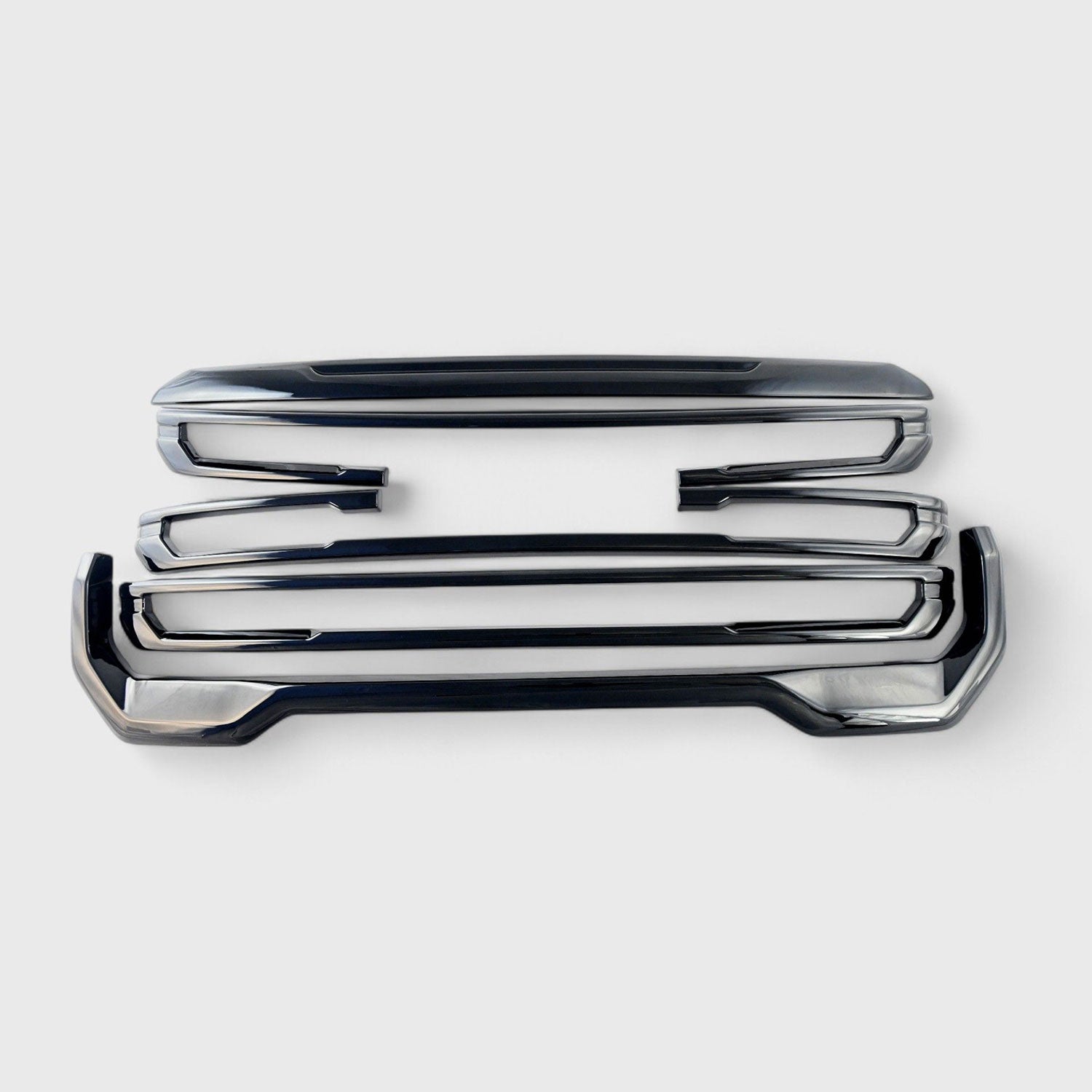 2020-2023 GMC Acadia Grille Overlay Gloss Black 5Pcs ABS Plastic