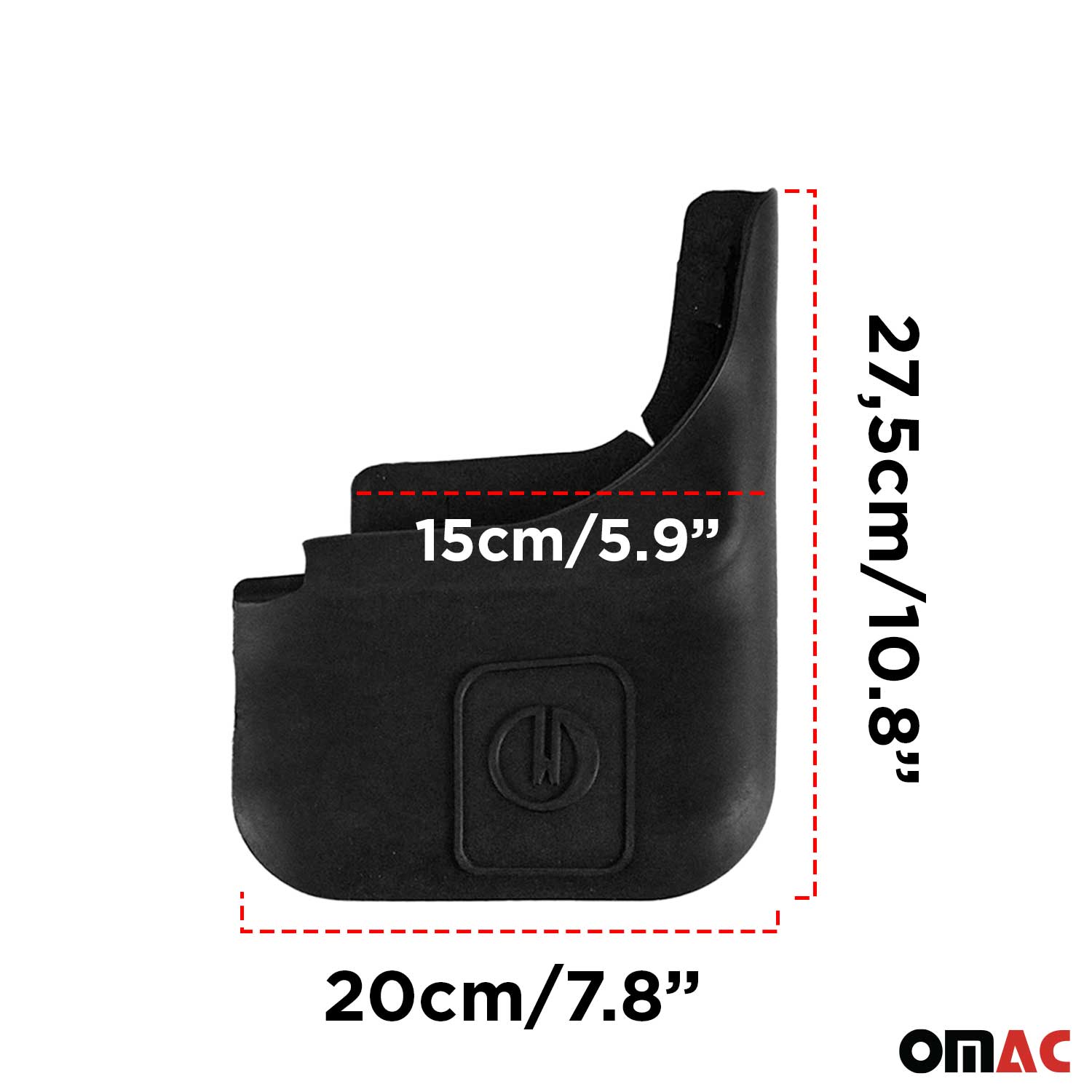 2018-2024 VW Tiguan Mud Guards Splash Mud Flaps Black 4 Pcs