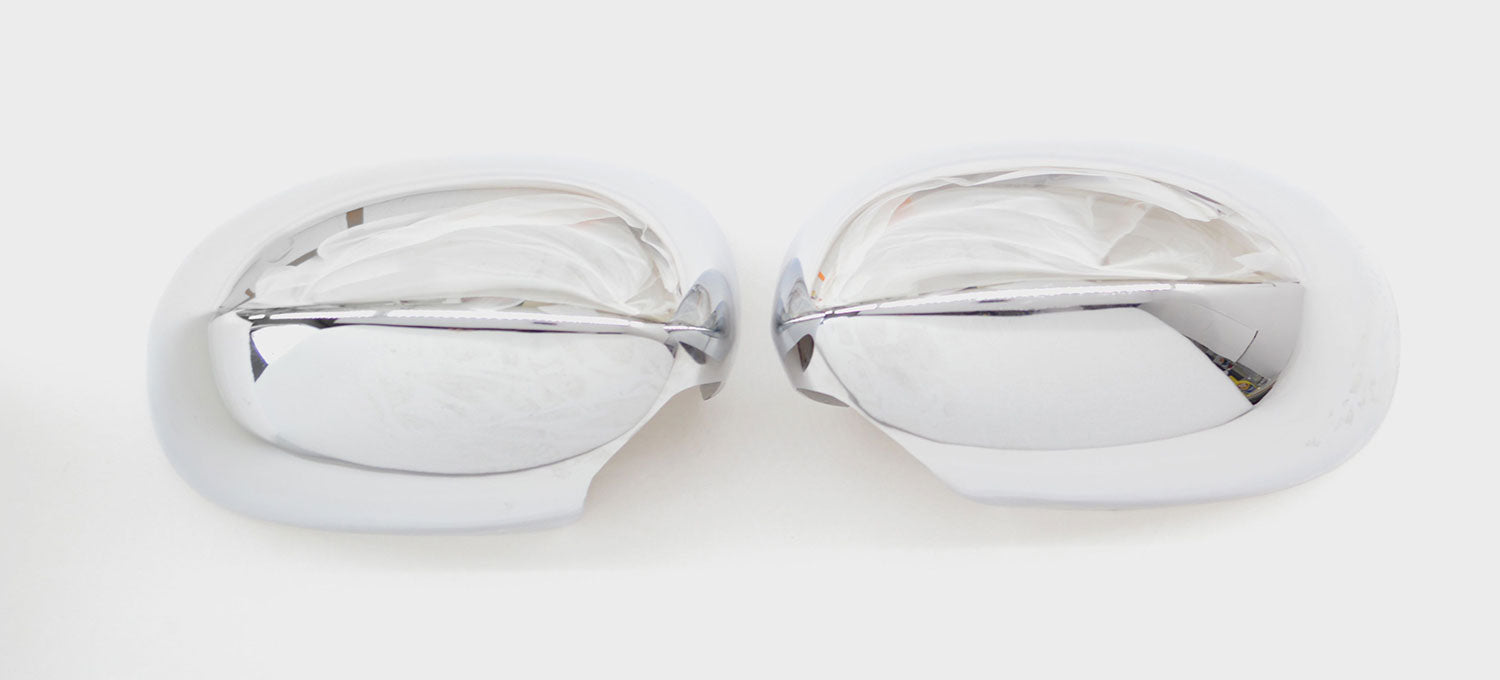 2008-2023 Dodge Challenger Mirror Cover Caps Chrome 2Pcs ABS Plastic