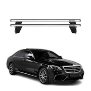 2014-2020 Mercedes S Class W222 Sedan Roof Rack Cross Bars Silver
