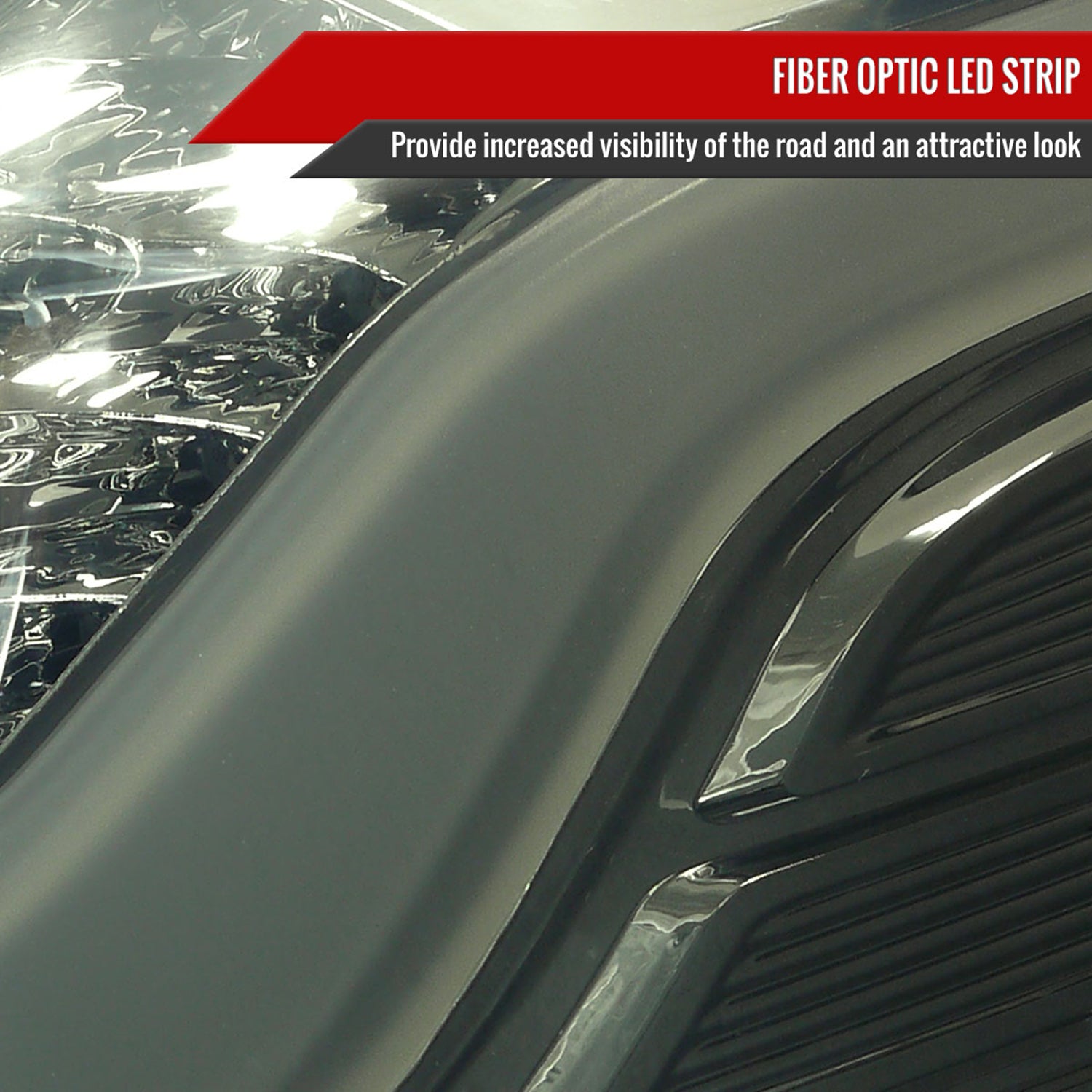 2012-2014 Ford Focus Hatchback LED Tail Lights Chrome Housing/Smoke Lens